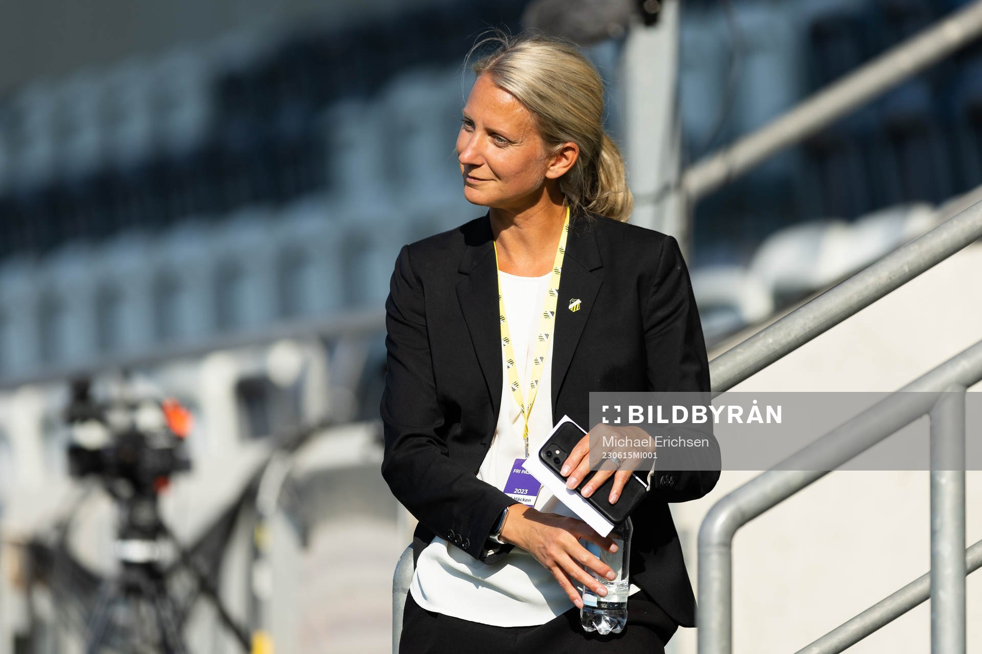 Häckens vice klubbchef och kommunikationschef Malin