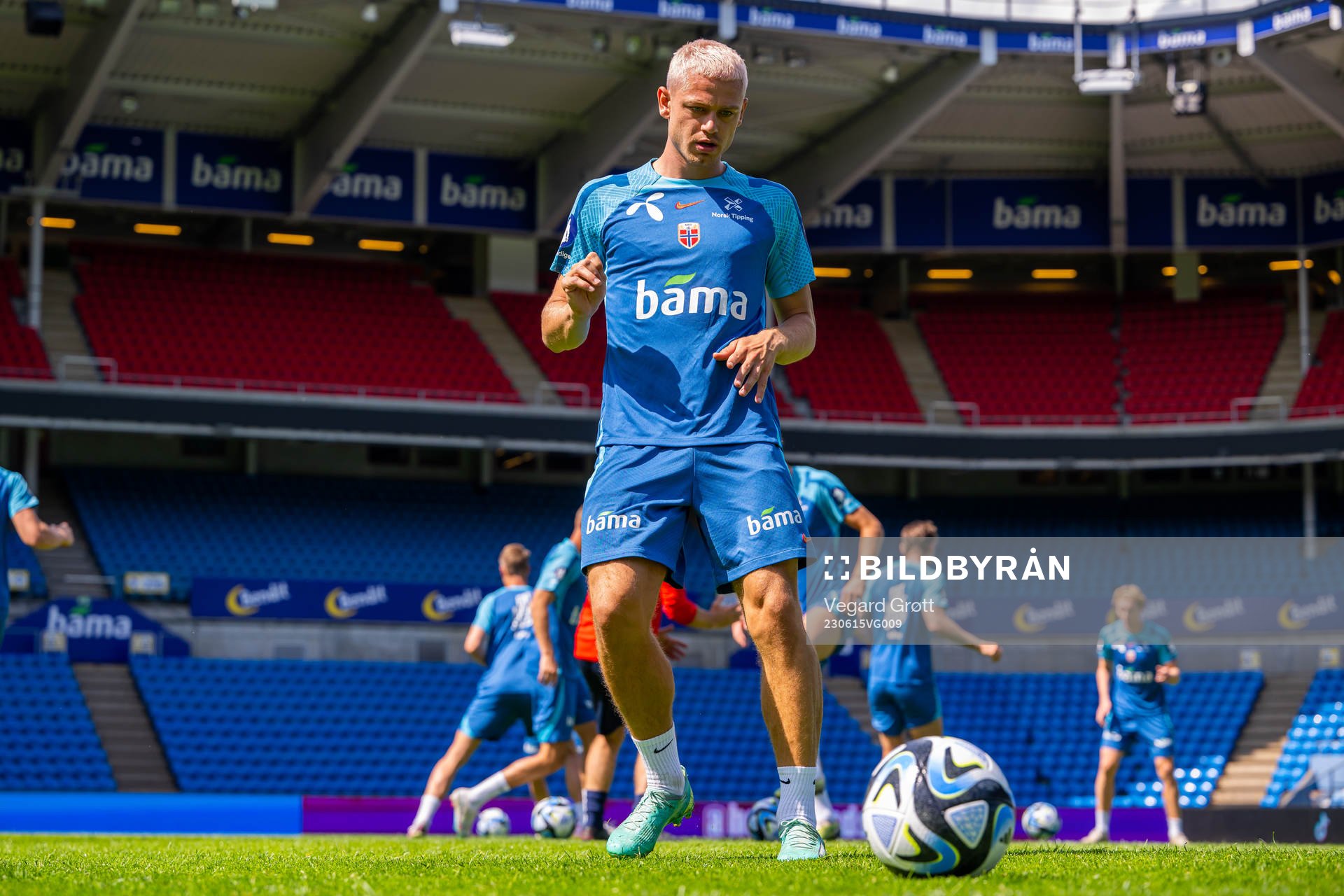 Julian Ryerson of the Norwegian national football team