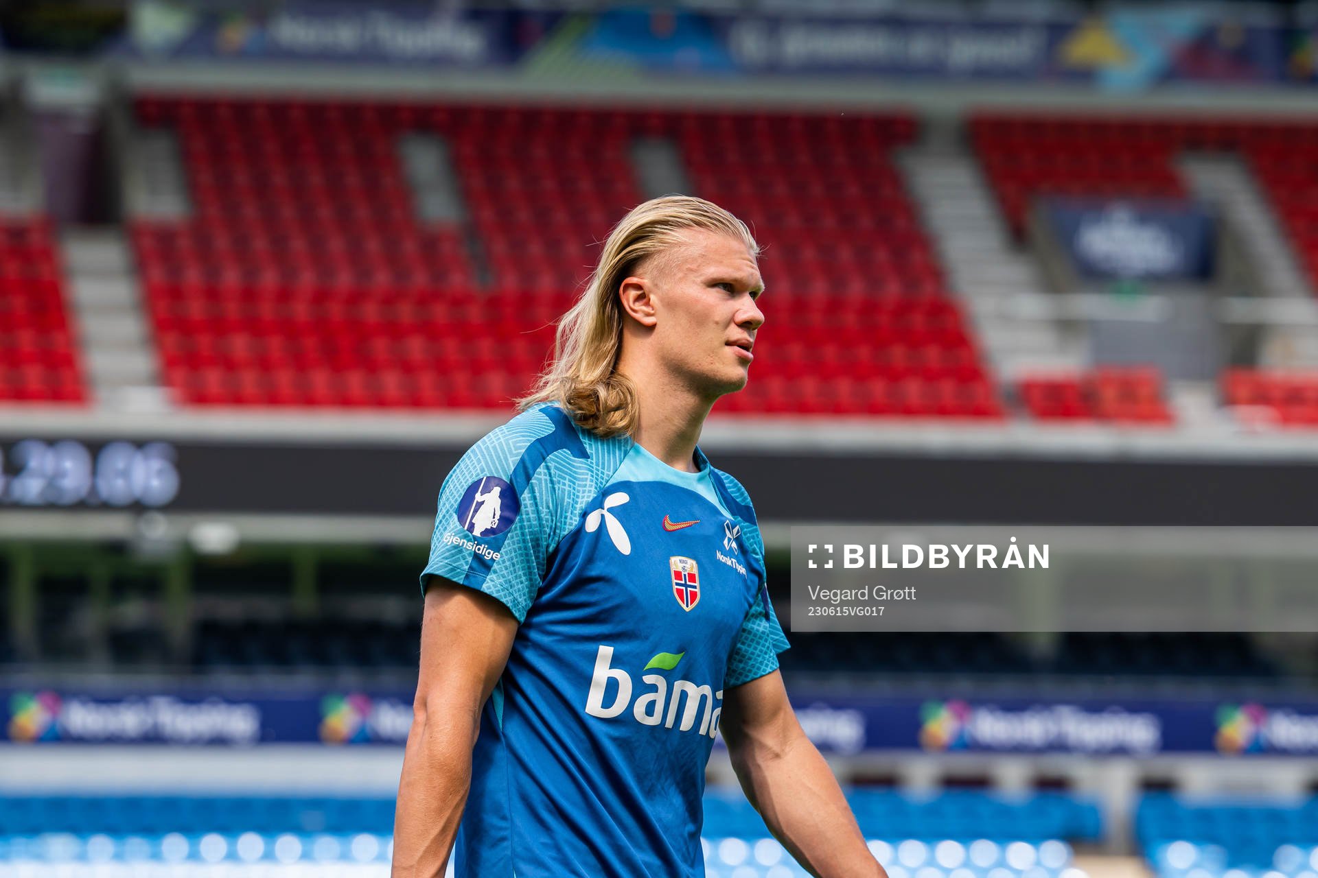Erling Braut Haaland of the Norwegian national football team