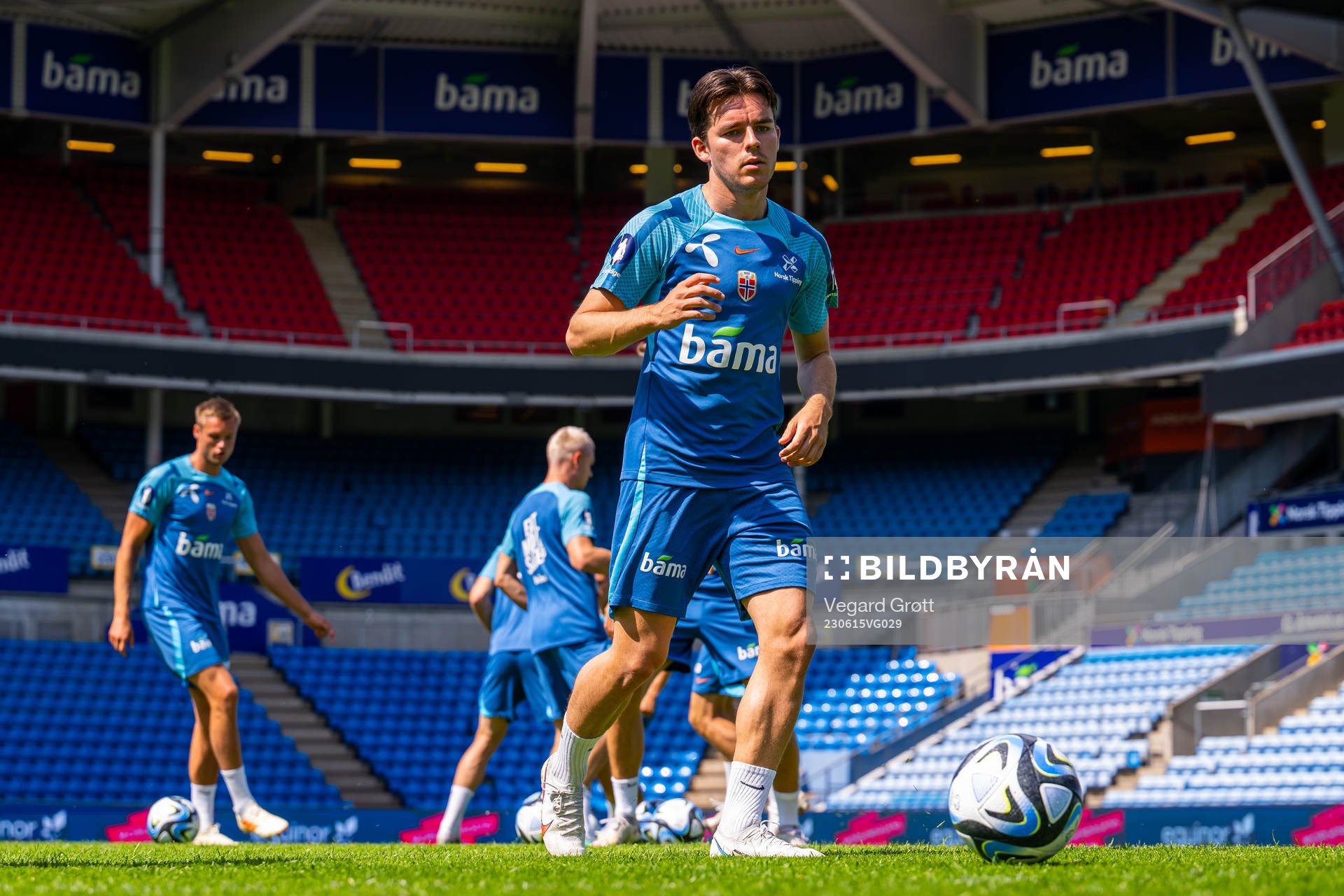 Hugo Vetlesen of the Norwegian national football team