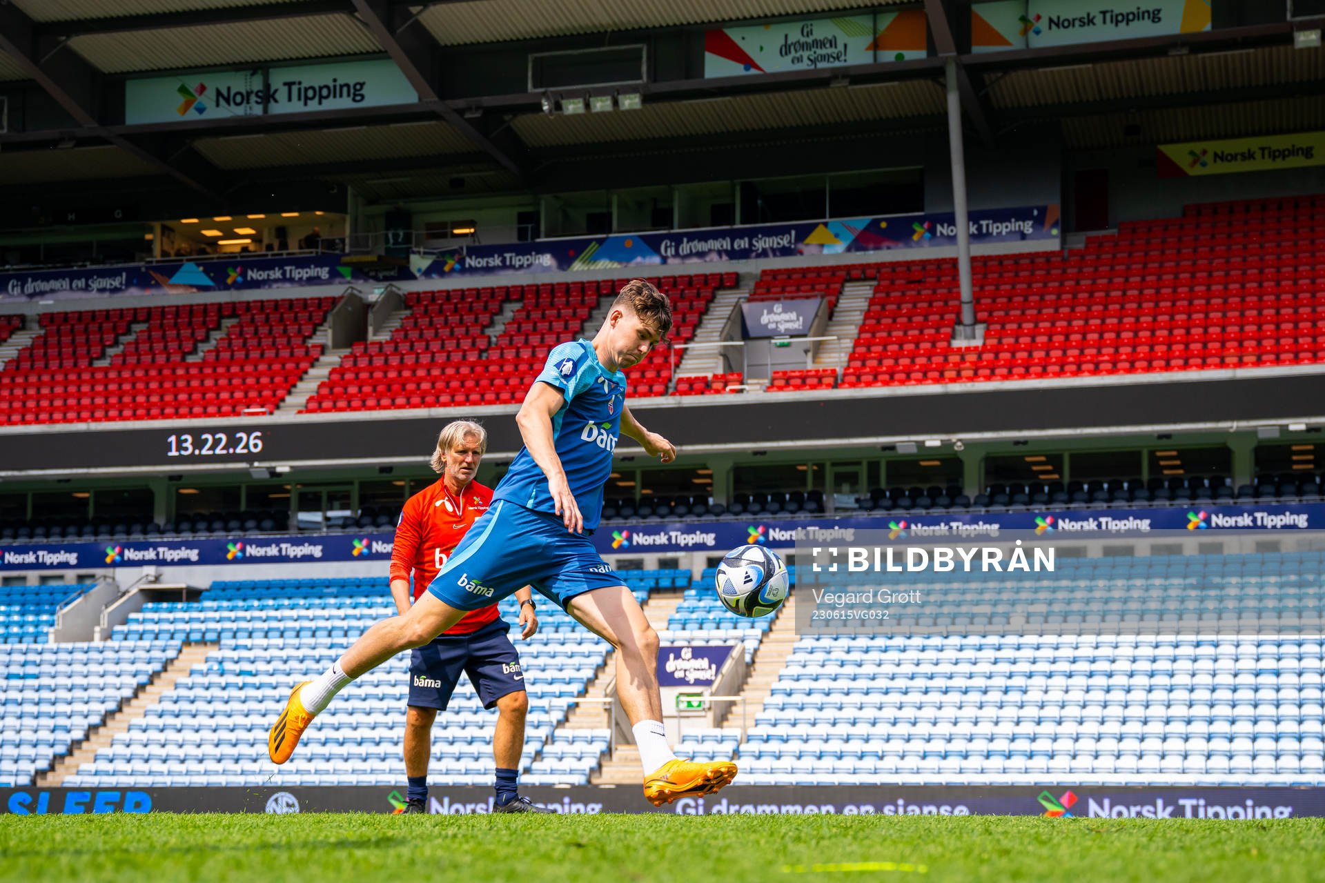 Jørgen Strand Larsen of the Norwegian national football