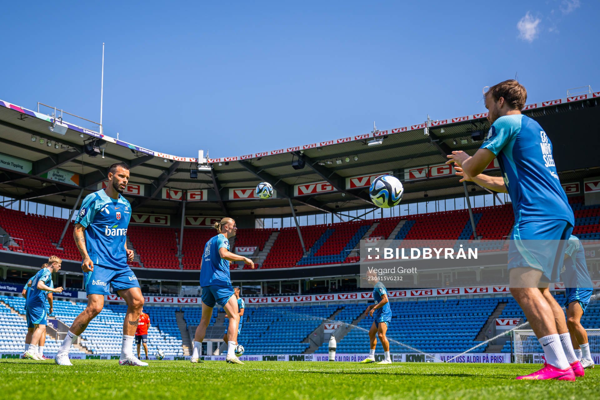 Kristoffer Velde of the Norwegian national football team
