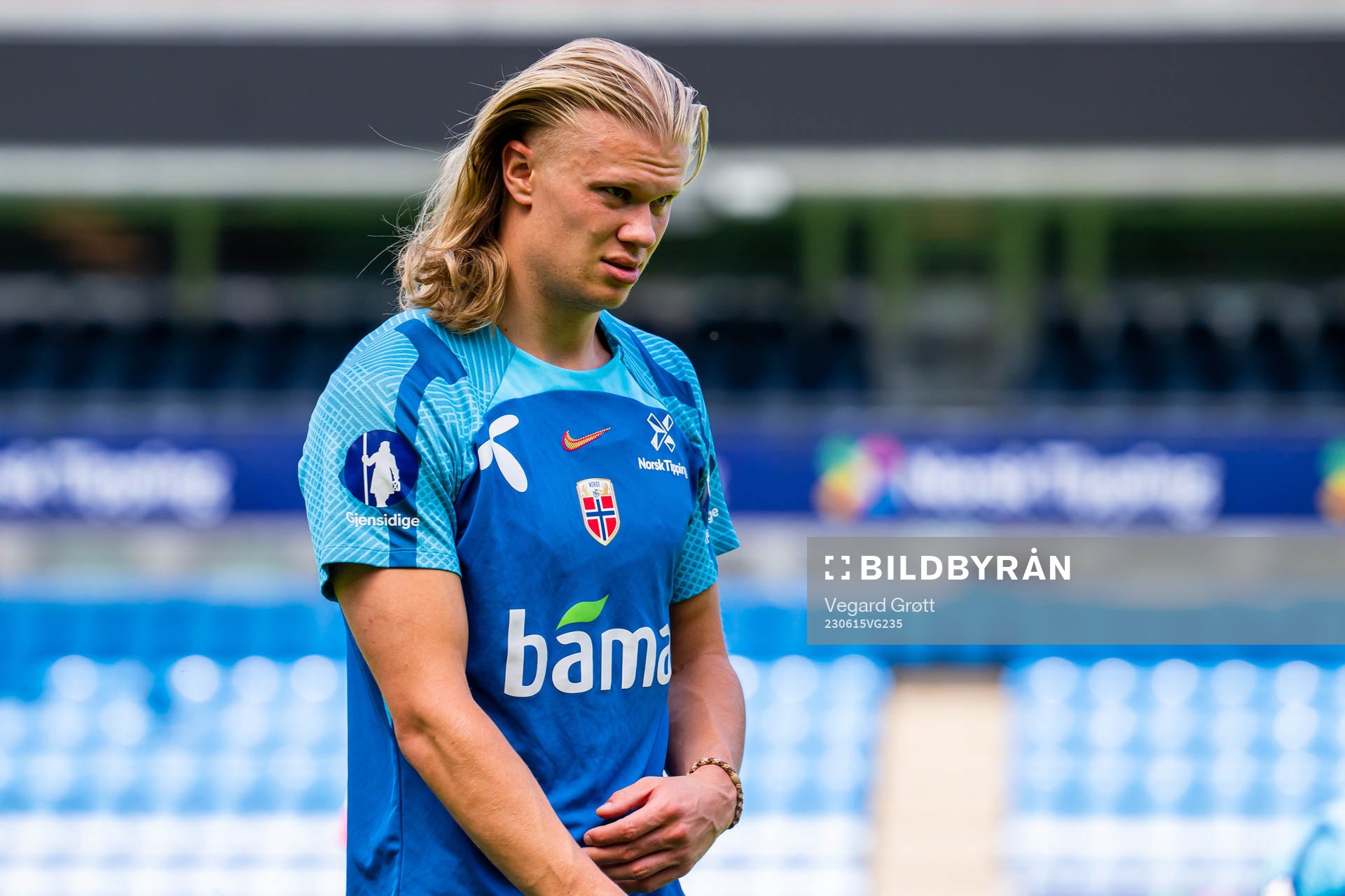 Erling Braut Haaland of the Norwegian national football team