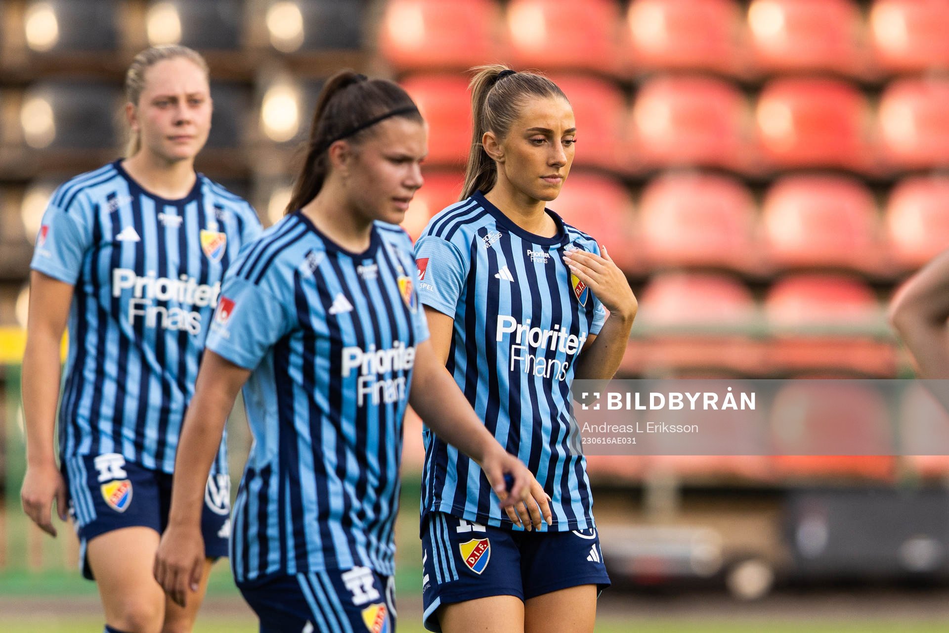 Djurgårdens Tilde Lindwall deppar