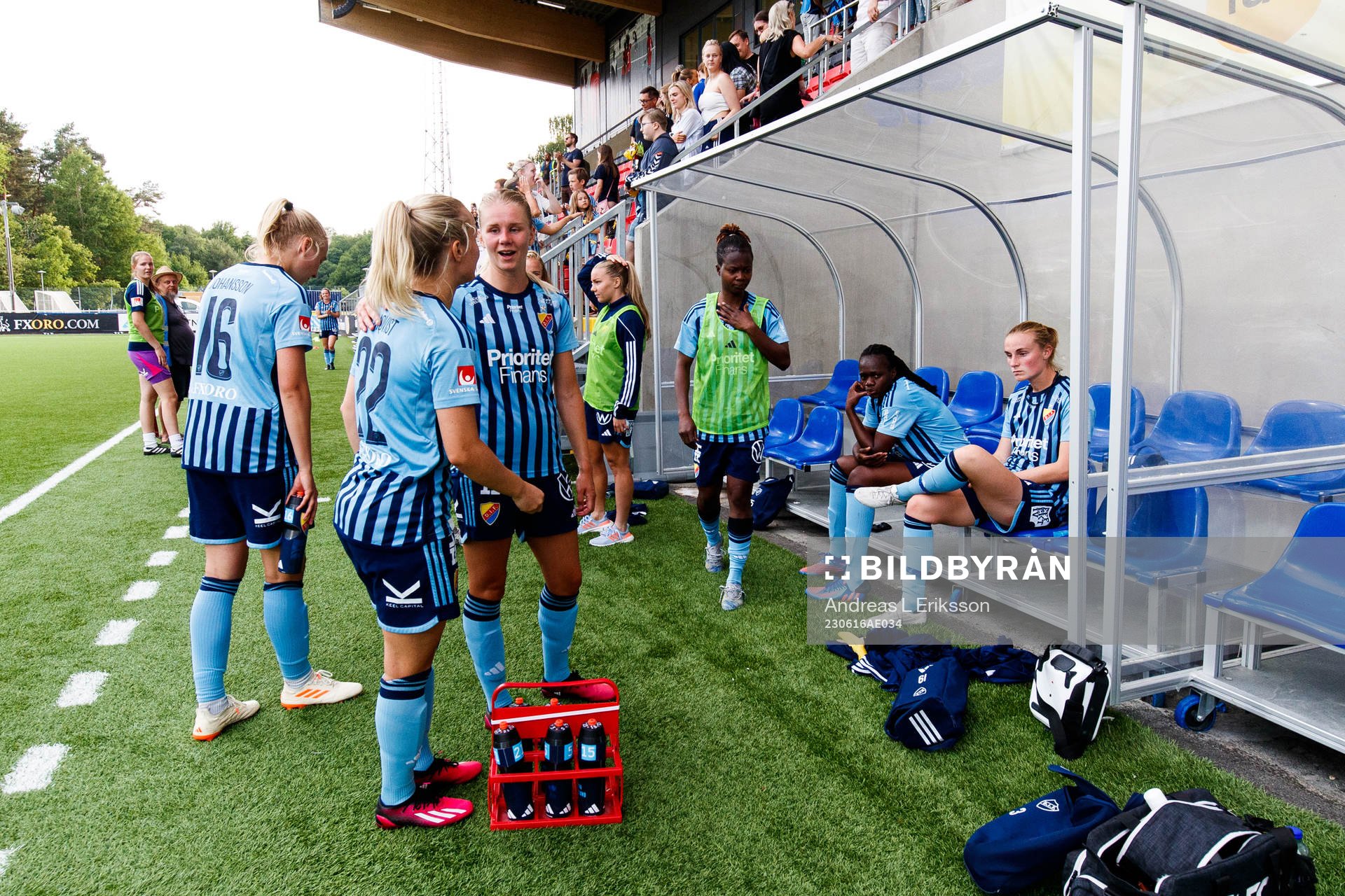 Djurgårdens spelare deppar
