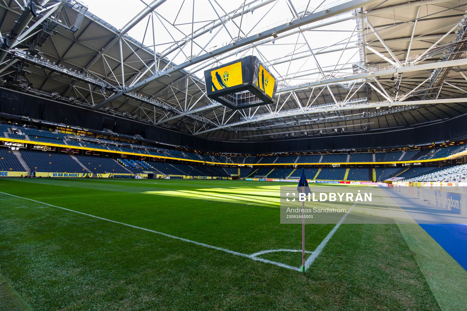 View over Friends Arena