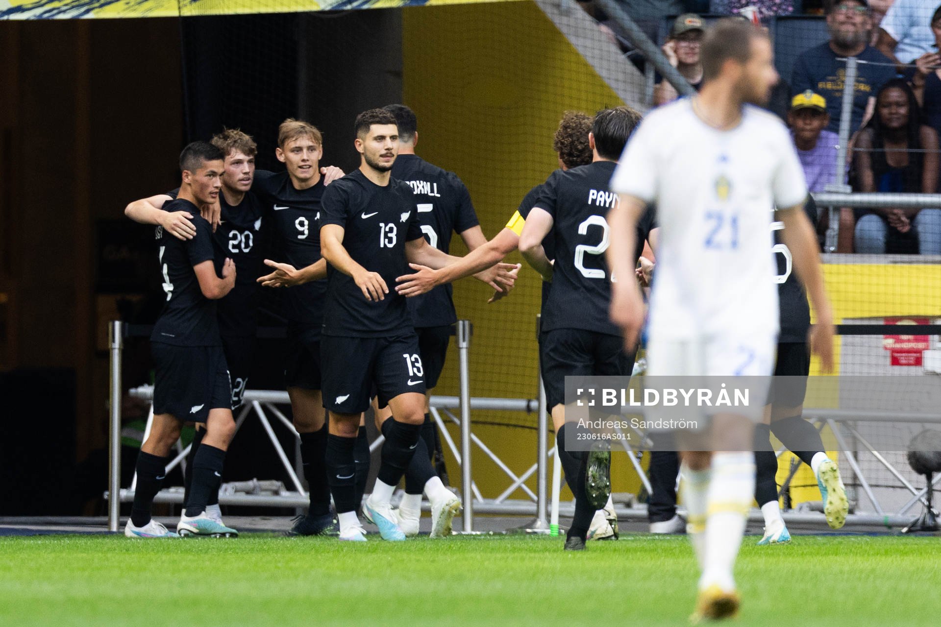 Callum Mccowatt of New Zealand celebrates