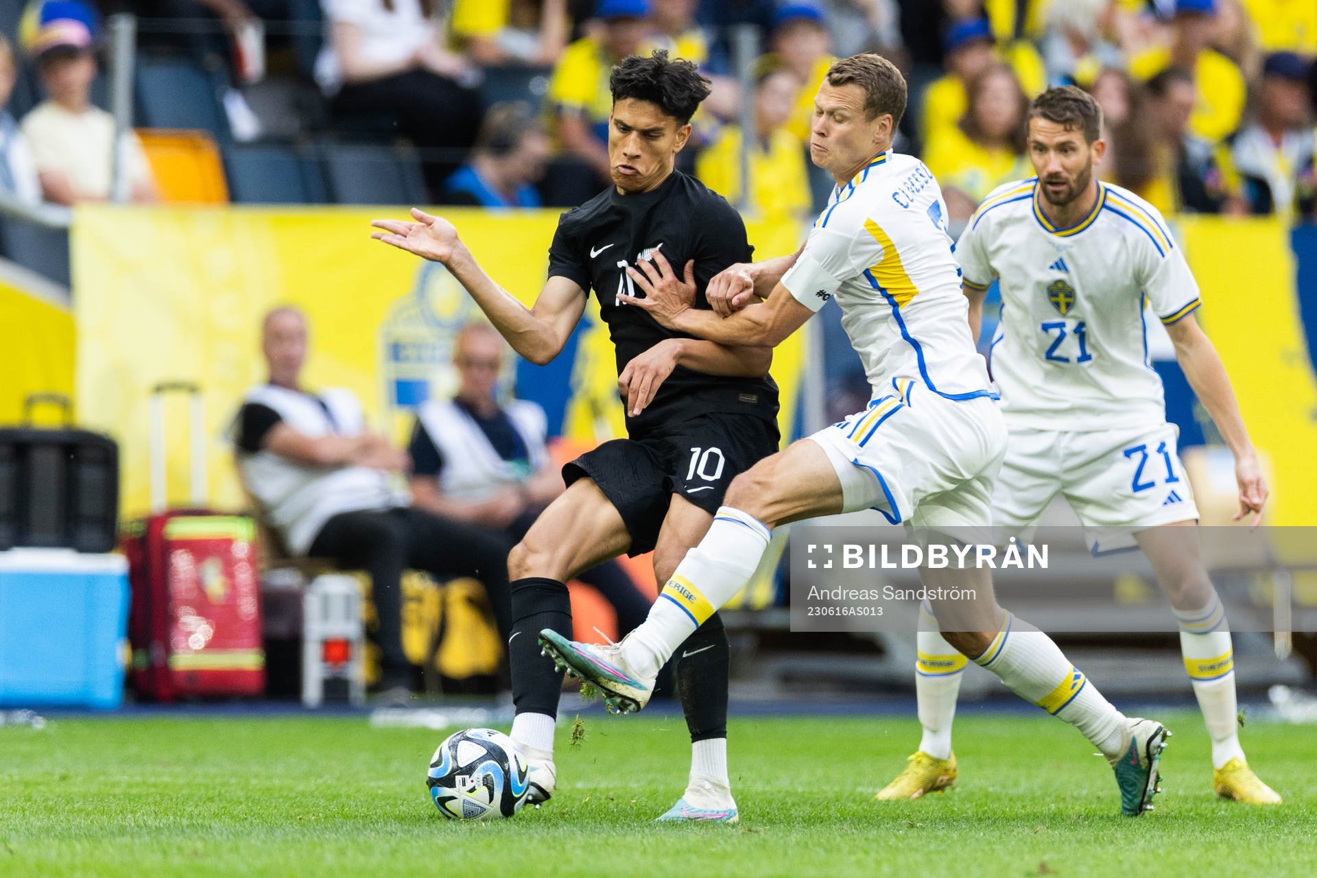 Marko Stamenic of New Zealand and Viktor Claesson of Sweden