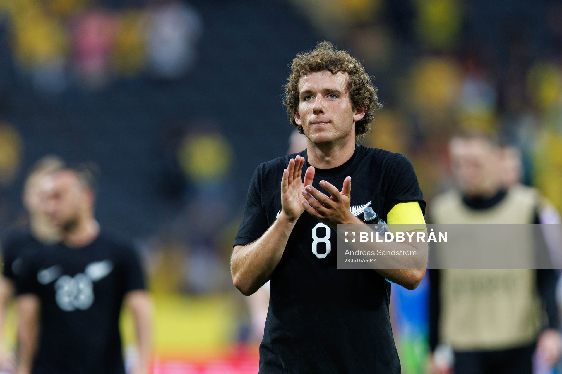 Joe Bell of New Zealand looks dejected