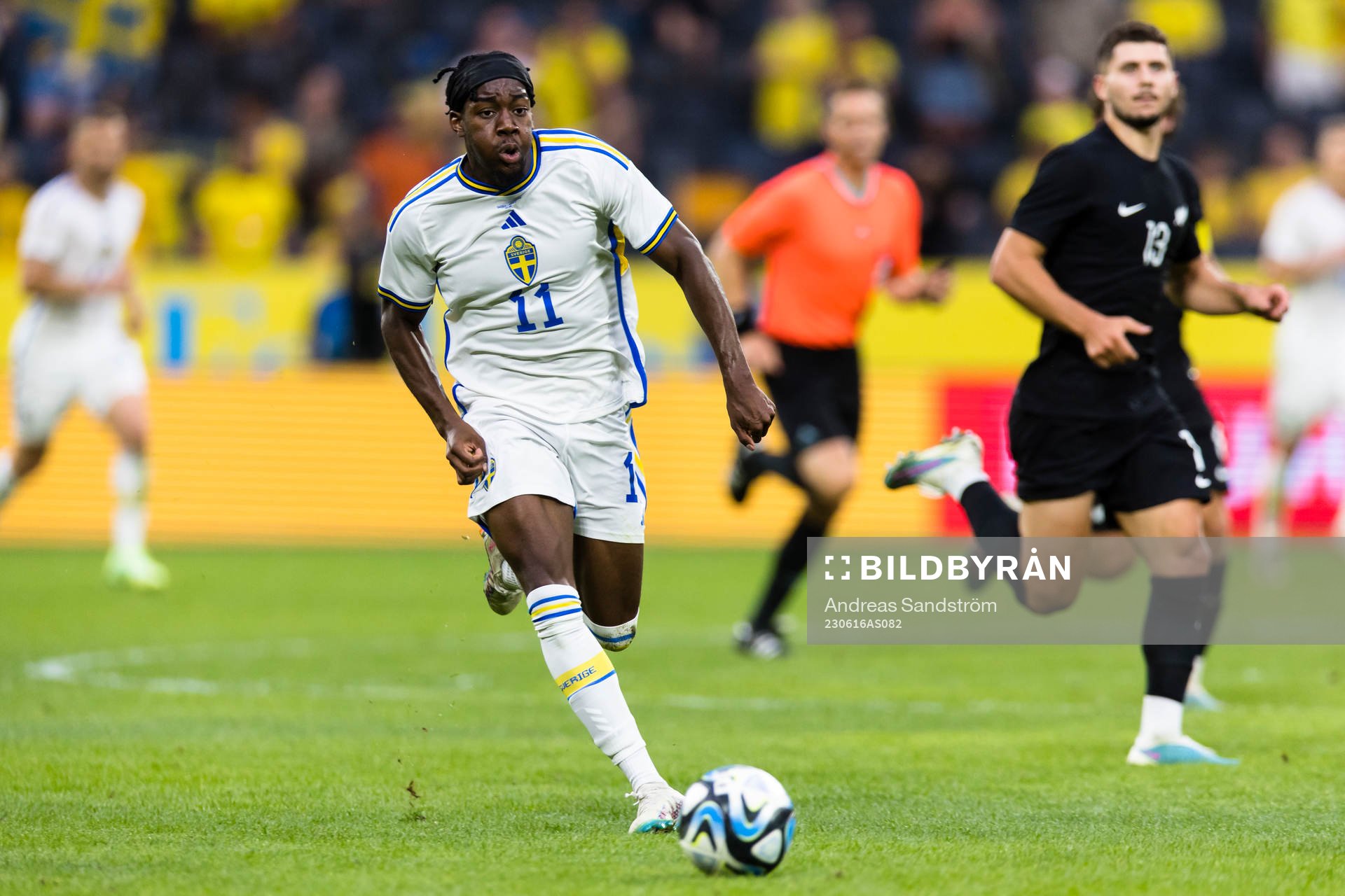 Anthony Elanga of Sweden