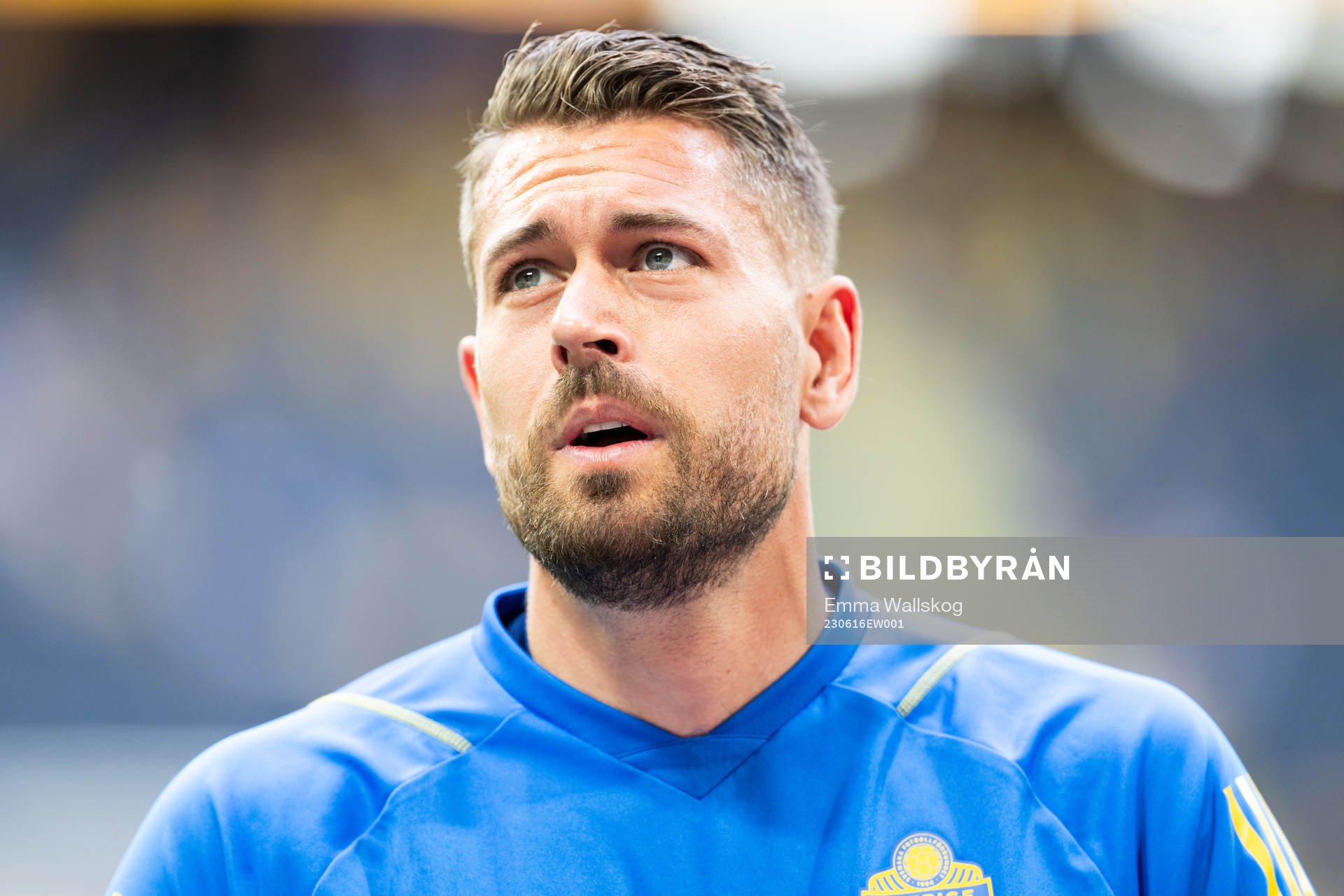 Goalkeeper Kristoffer Nordfeldt of Sweden