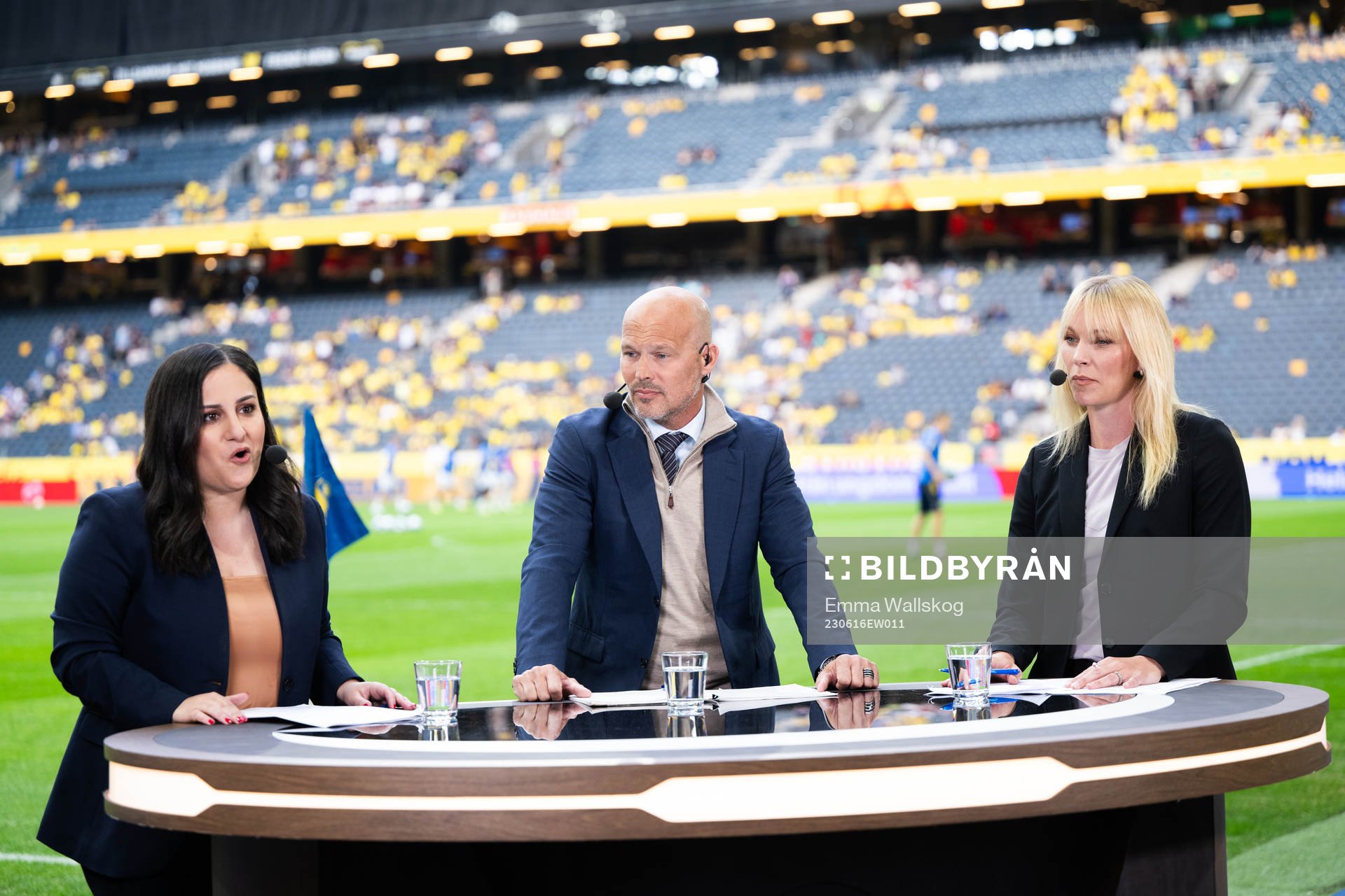 Jennifer Kücükaslan, Fredrik Ljungberg and Johanna Frisk