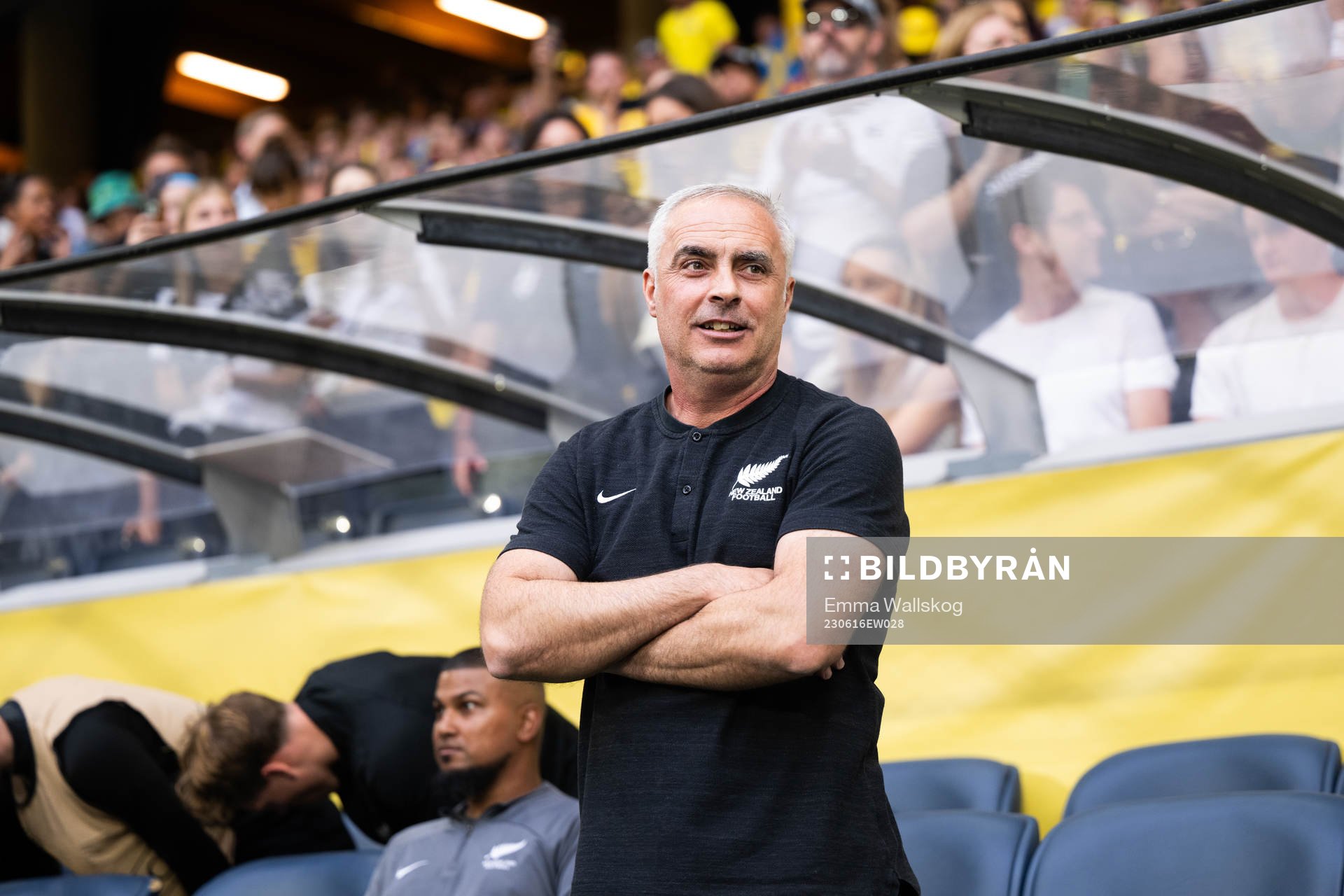Head coach Darren Bazeley of New Zealand