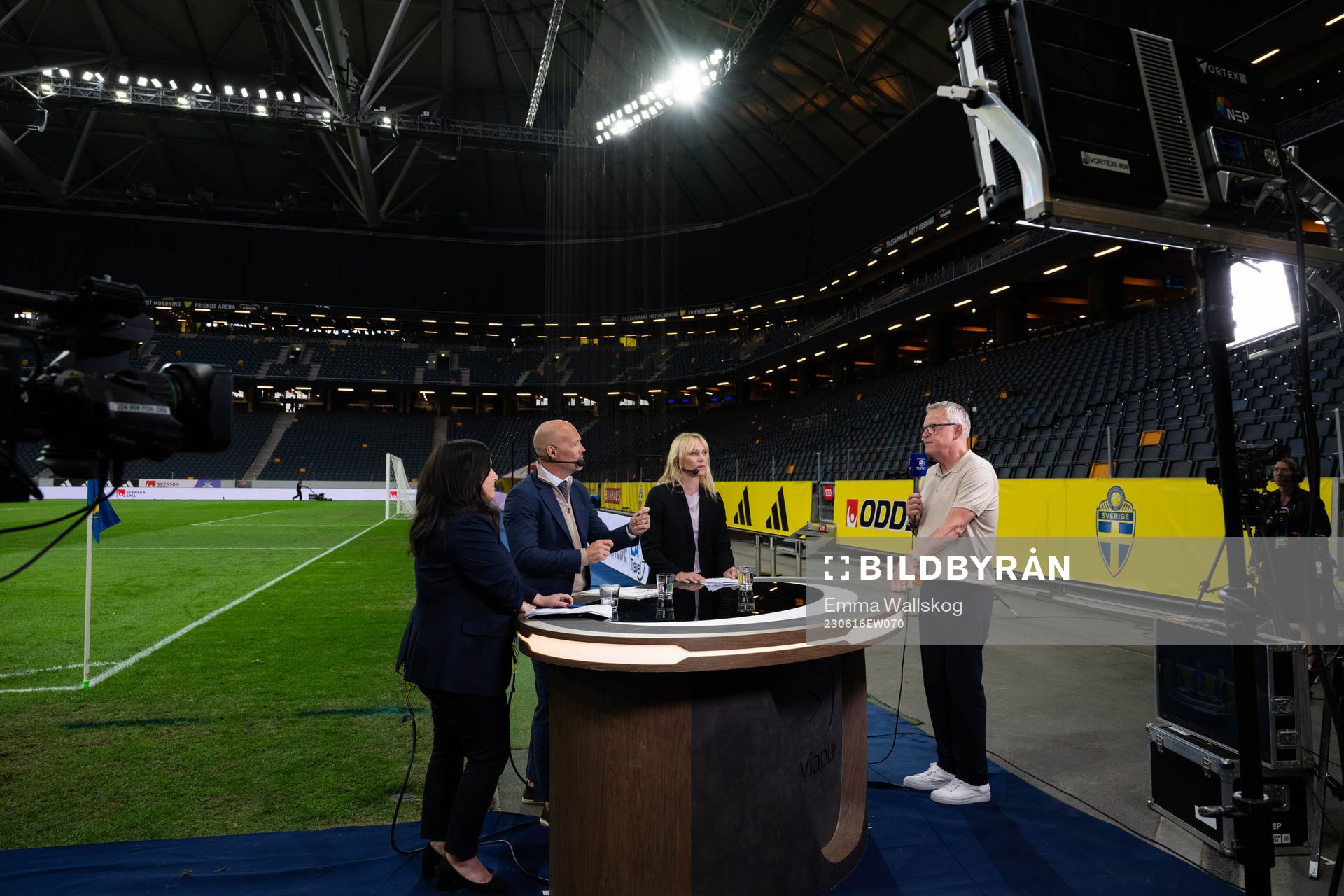 Jennifer Kücükaslan, Fredrik Ljungberg and Johanna Frisk