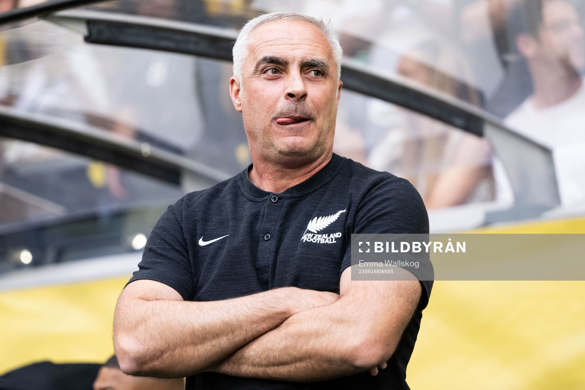 Head coach Darren Bazeley of New Zealand