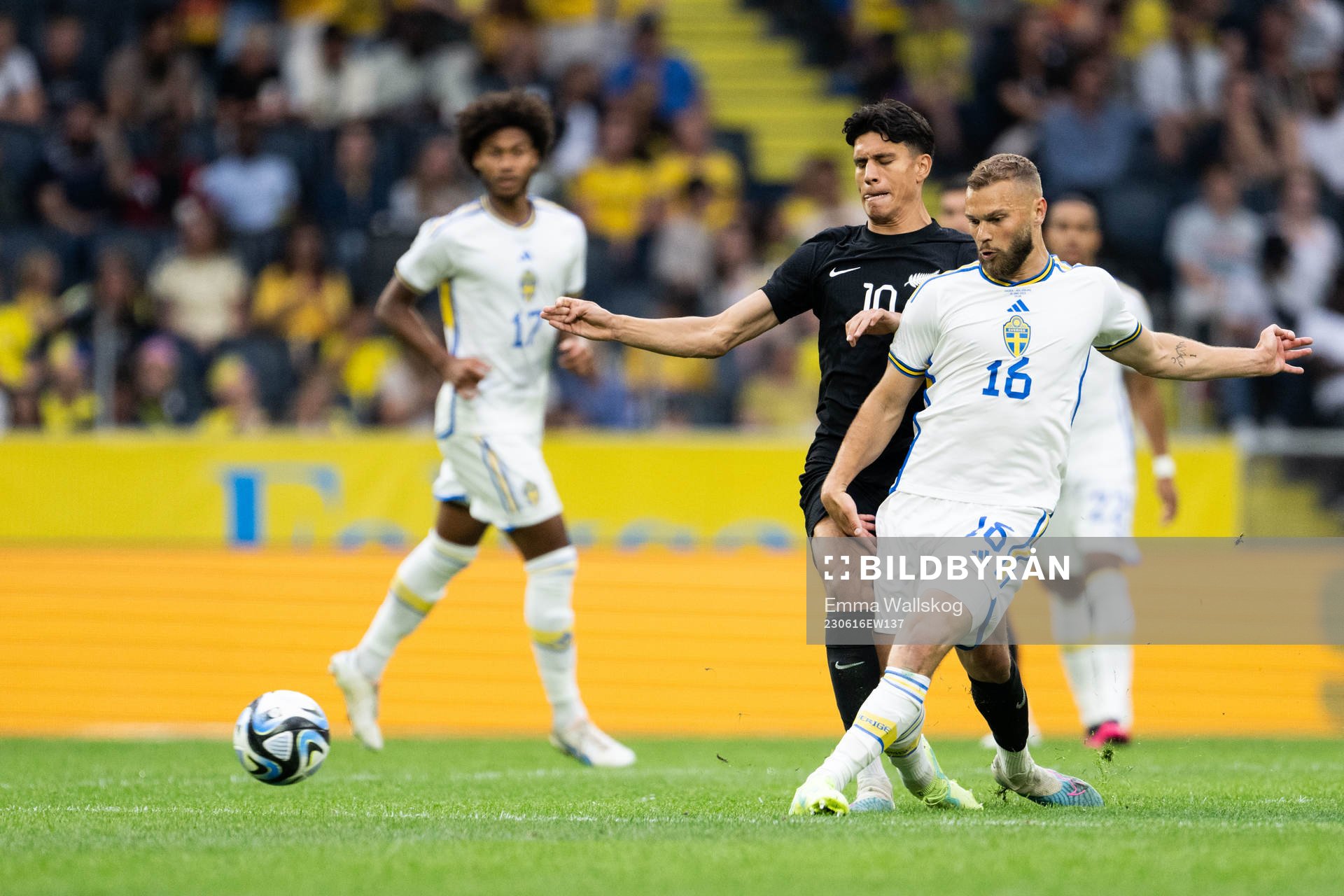 Marko Stamenic of New Zealand and Jesper Karlström of