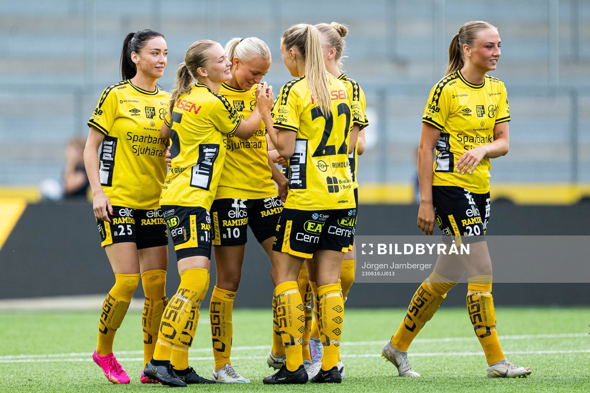 Elfsborgs spelare jublar