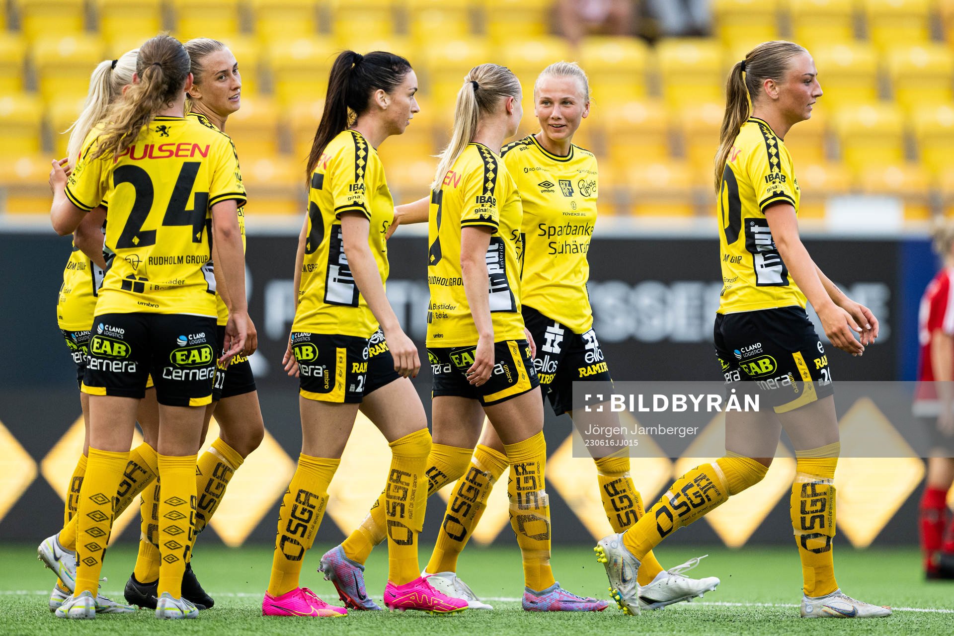Elfsborgs spelare jublar