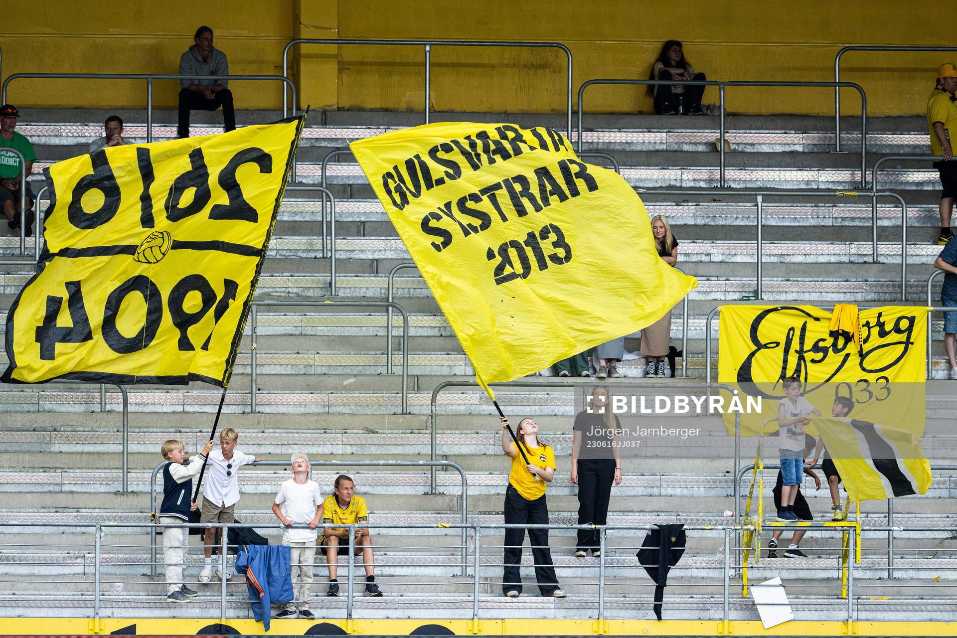 Elfsborgs supportrar på läktaren