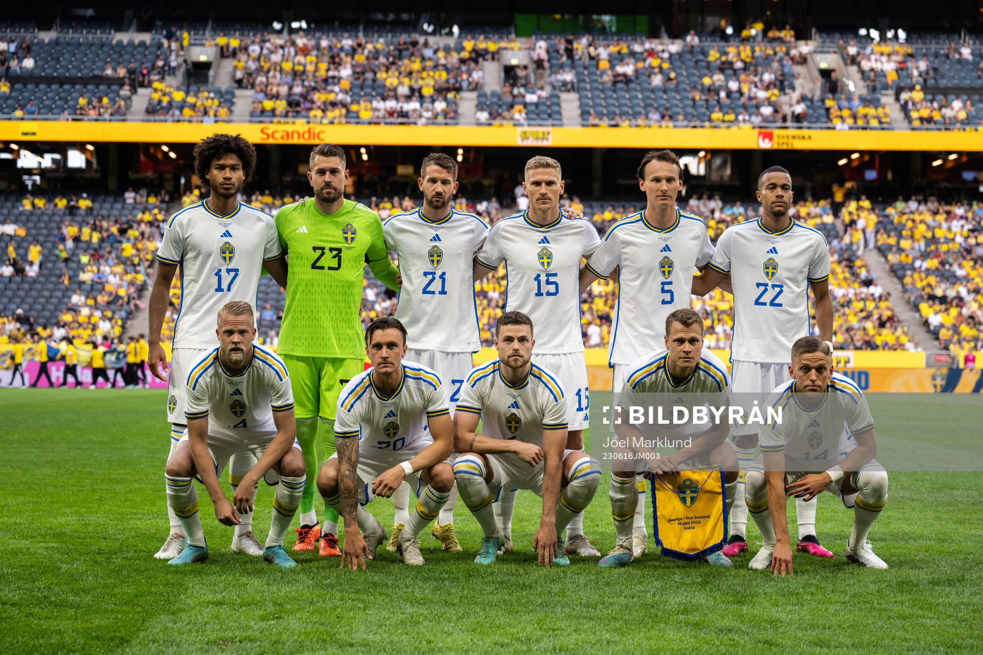 The staring eleven of Sweden