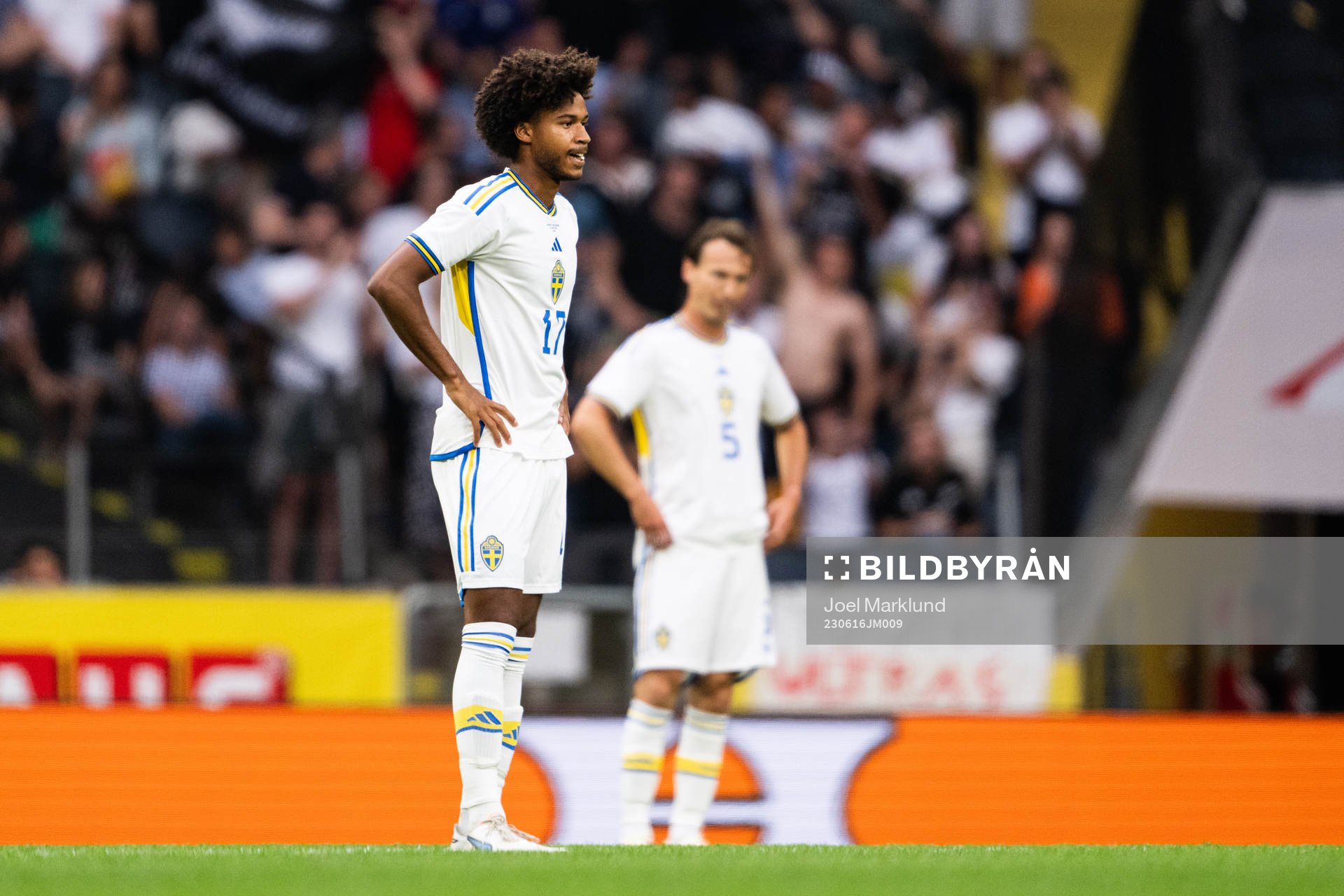 Jens Cajuste of Sweden looks dejected