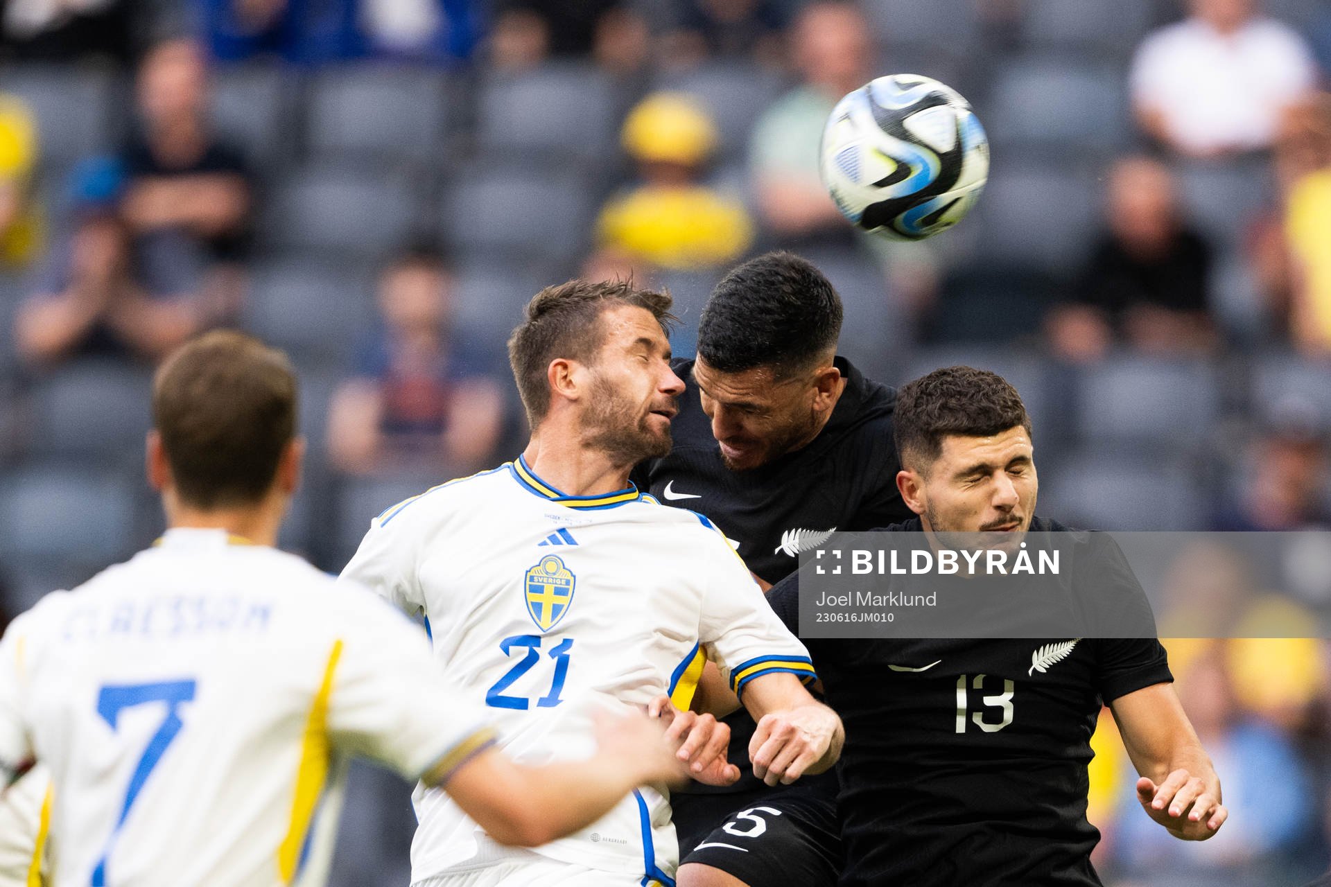 Marcus Rohdén of Sweden and Michael Boxall and Liberato