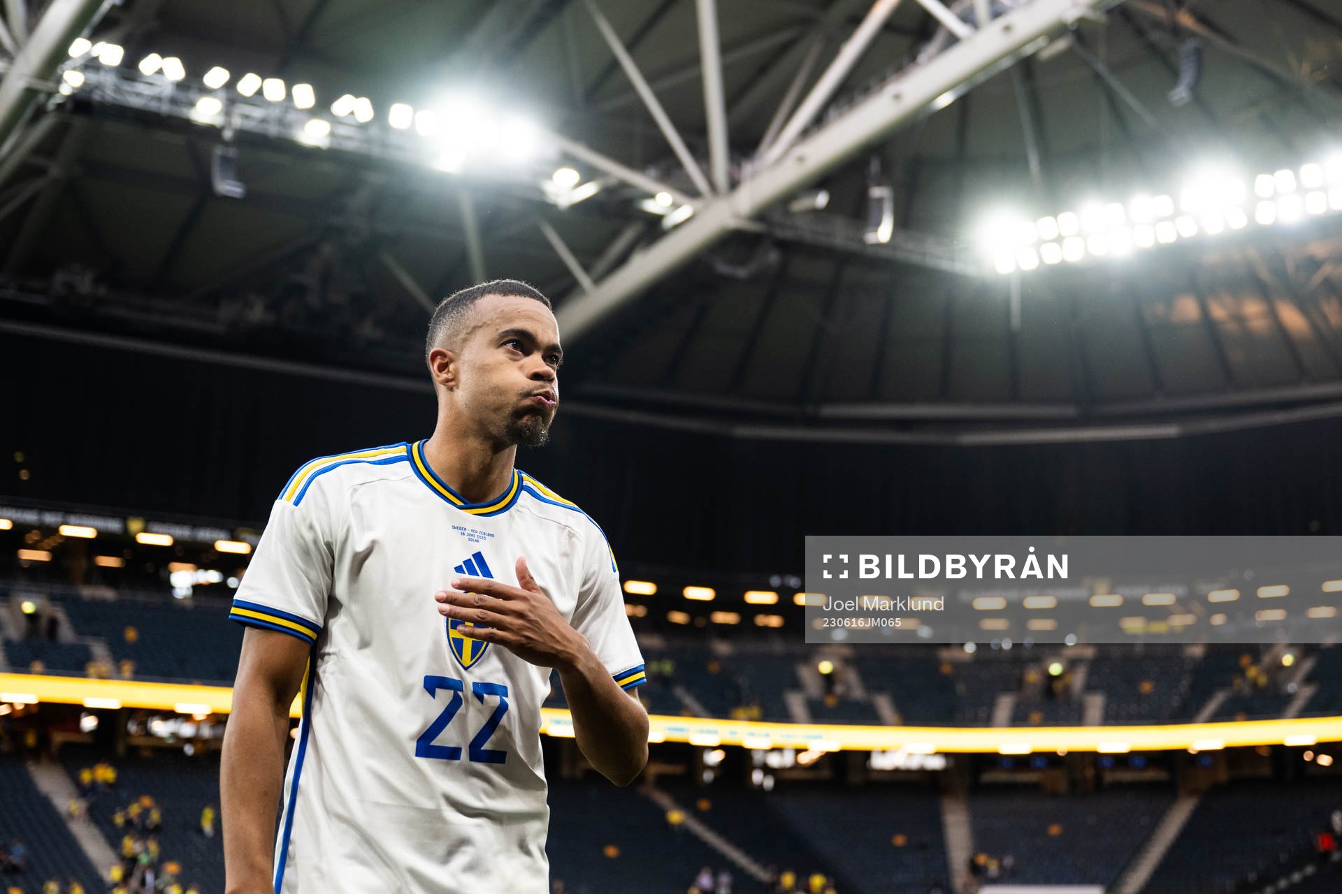 Robin Quaison of Sweden