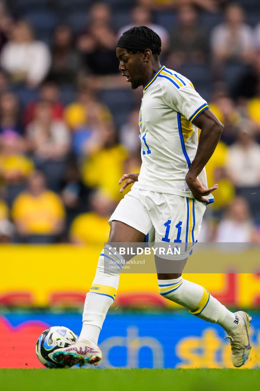 Anthony Elanga of Sweden