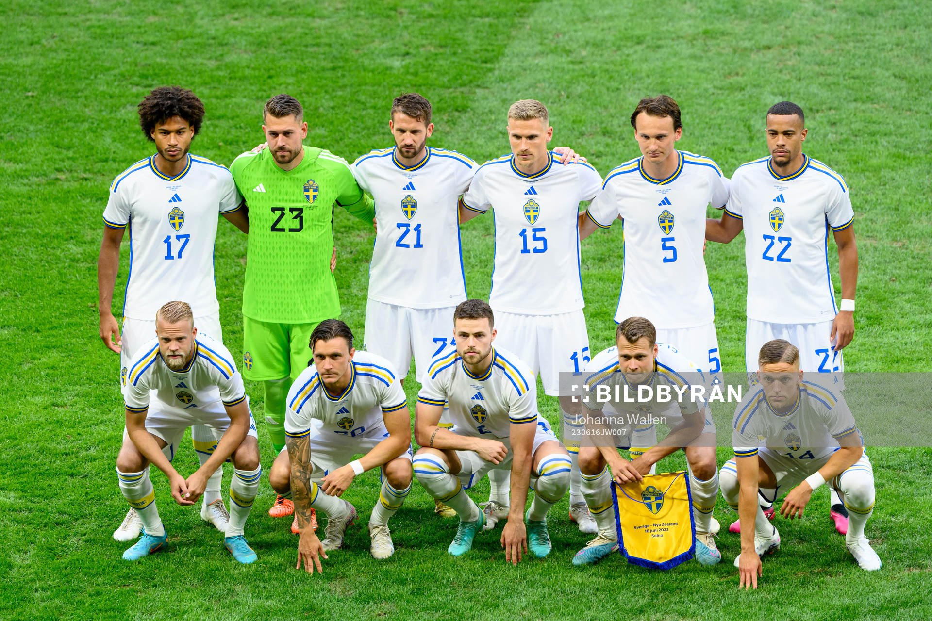 Starting eleven of Sweden