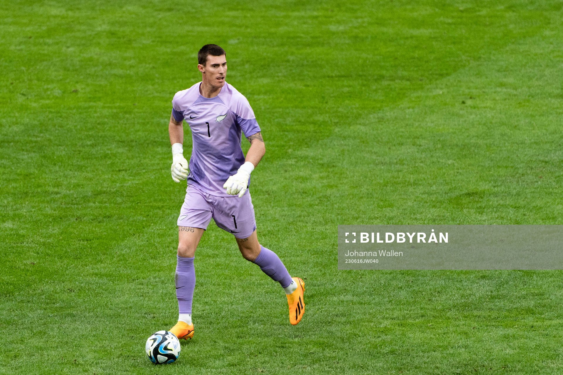 Goalkeeper Oli Sail of New Zealand