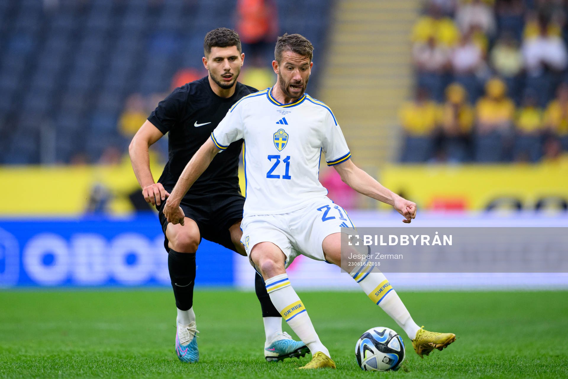 Liberato Cacace of New Zealand and Marcus Rohdén of Sweden