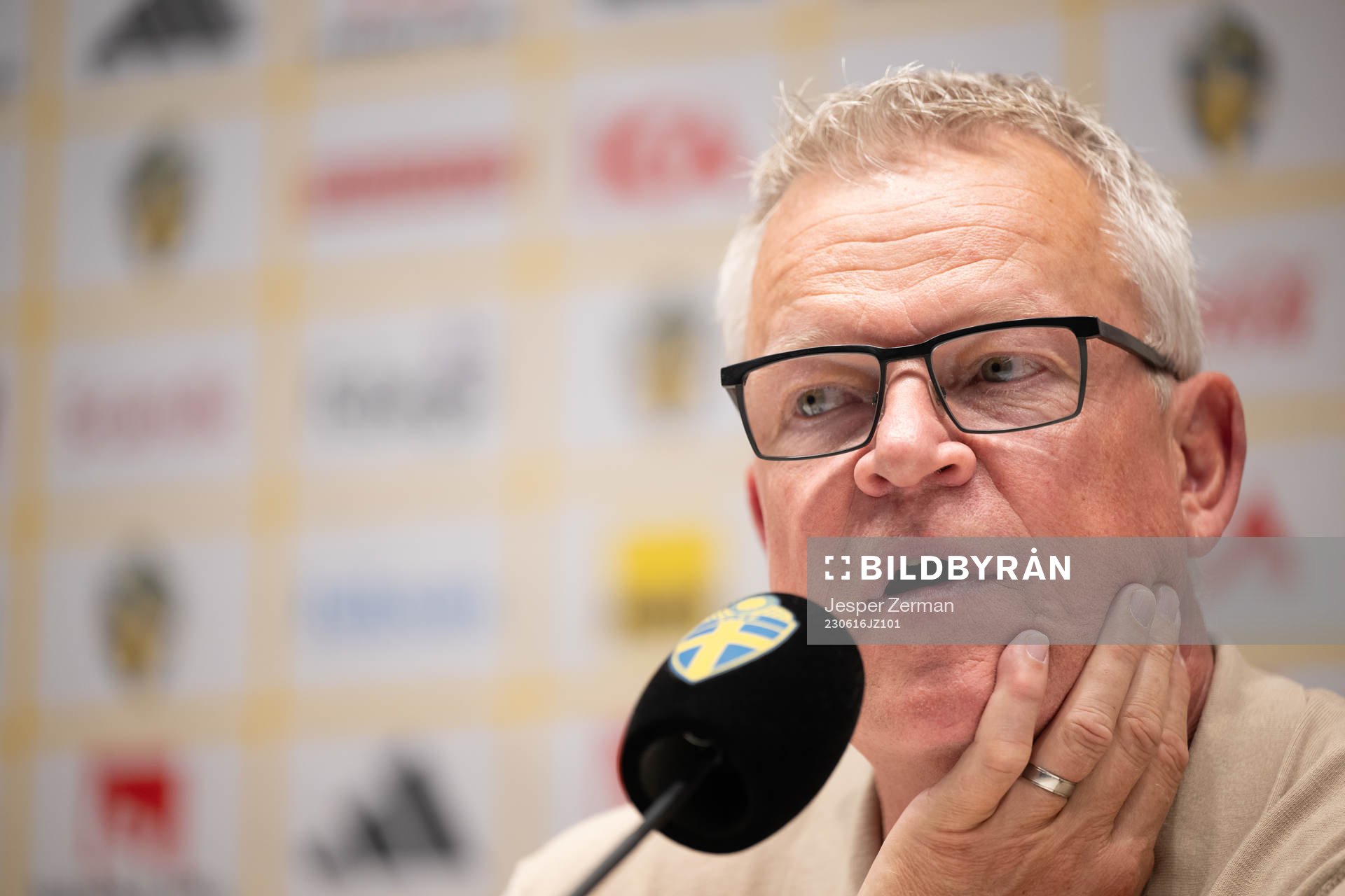 Head coach Janne Andersson of Sweden