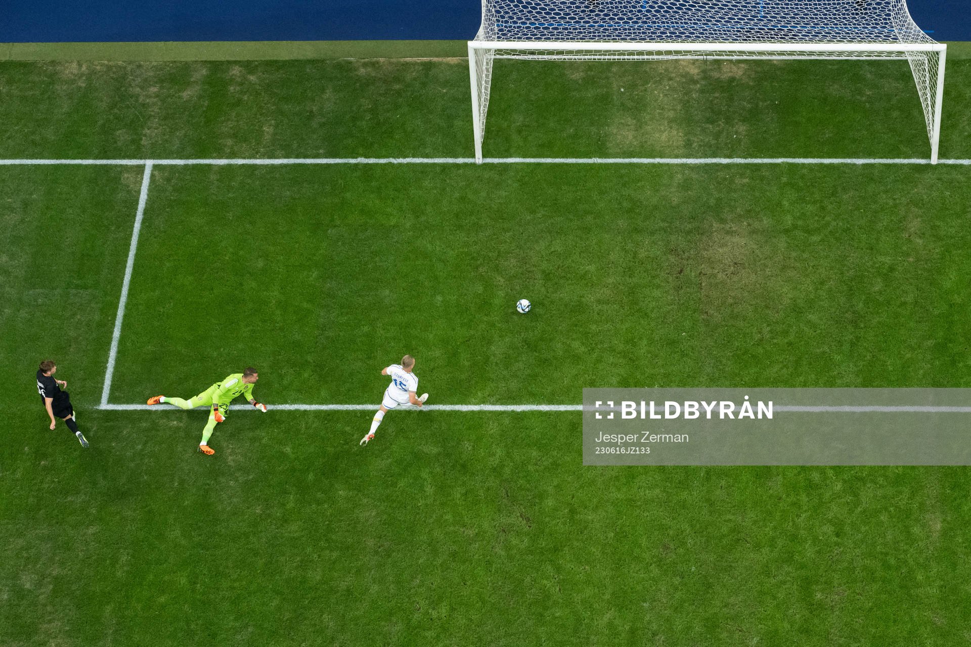 Callum Mccowatt of New Zealand scores 0-1