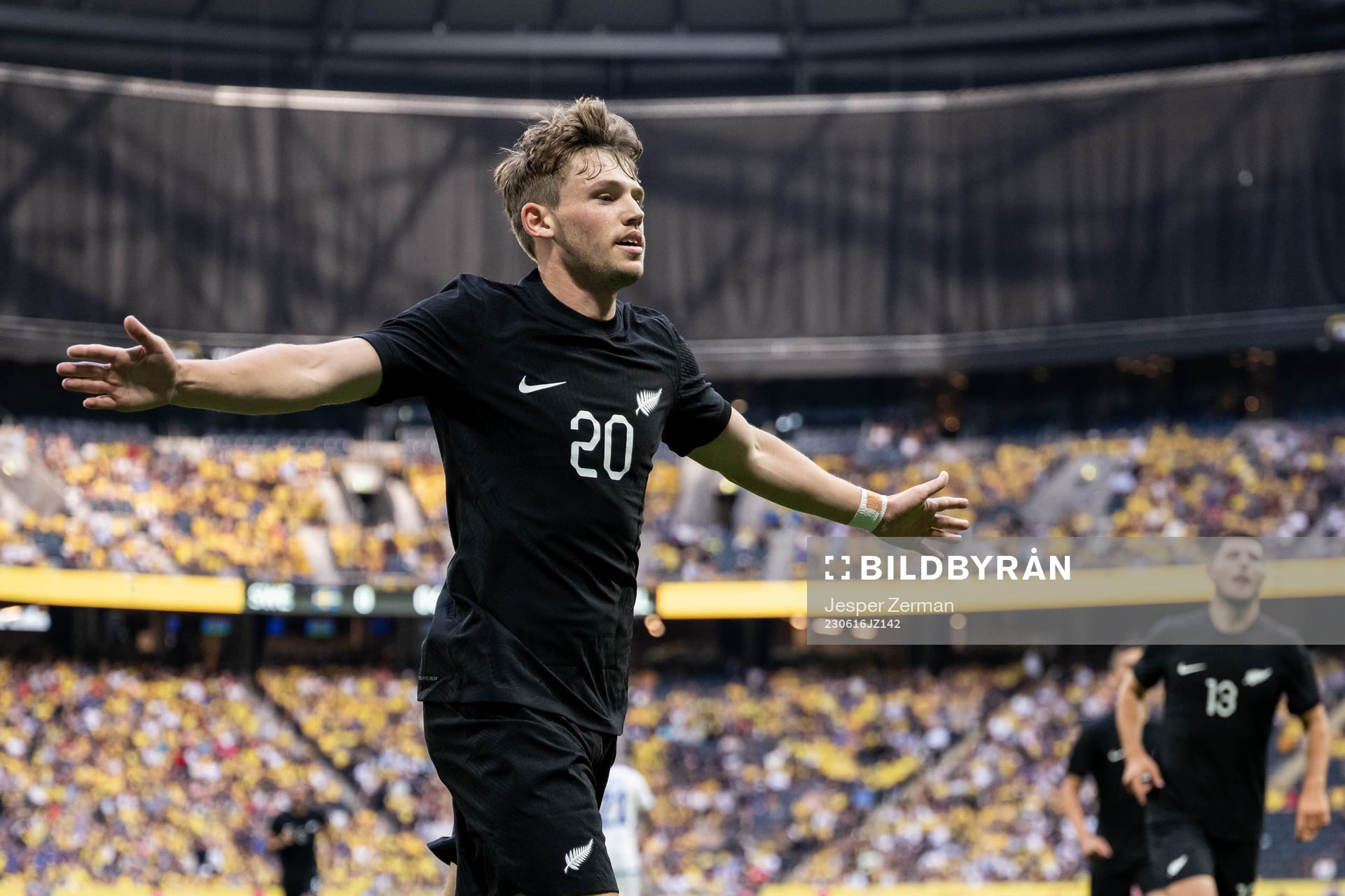 Callum Mccowatt of New Zealand celebrates