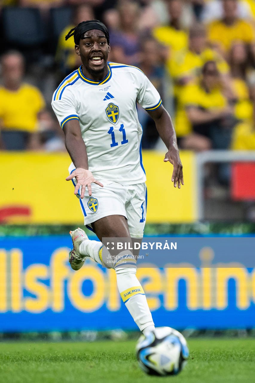Anthony Elanga of Sweden
