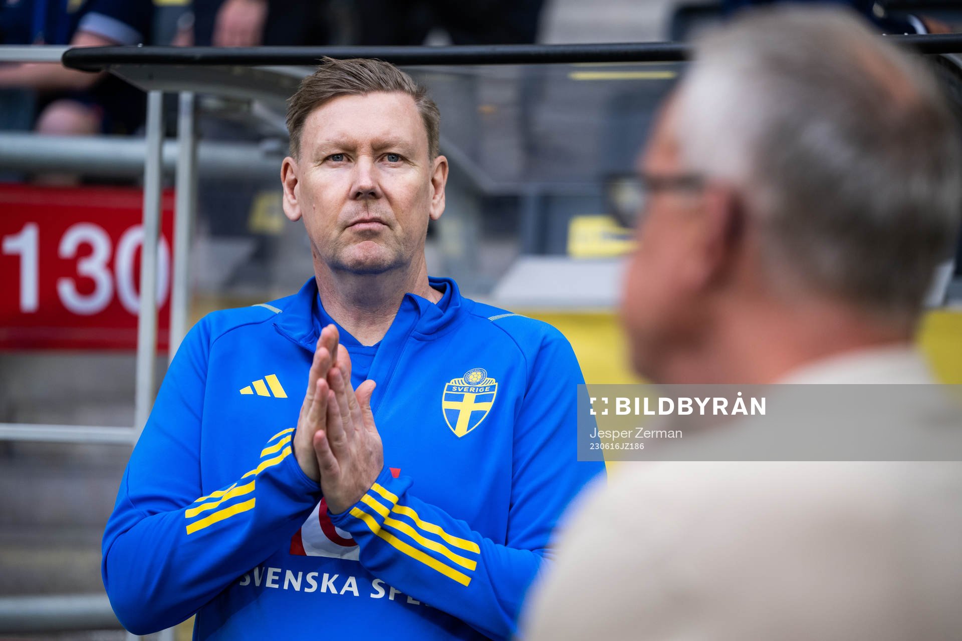 Assistant coach Peter Wettergren of Sweden