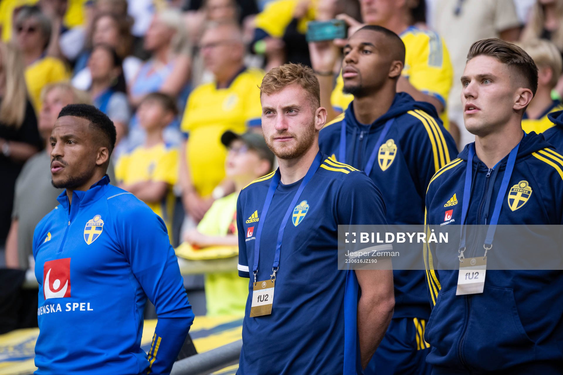 Martin Olsson, Dejan Kulusevski, Isak Hien and Viktor
