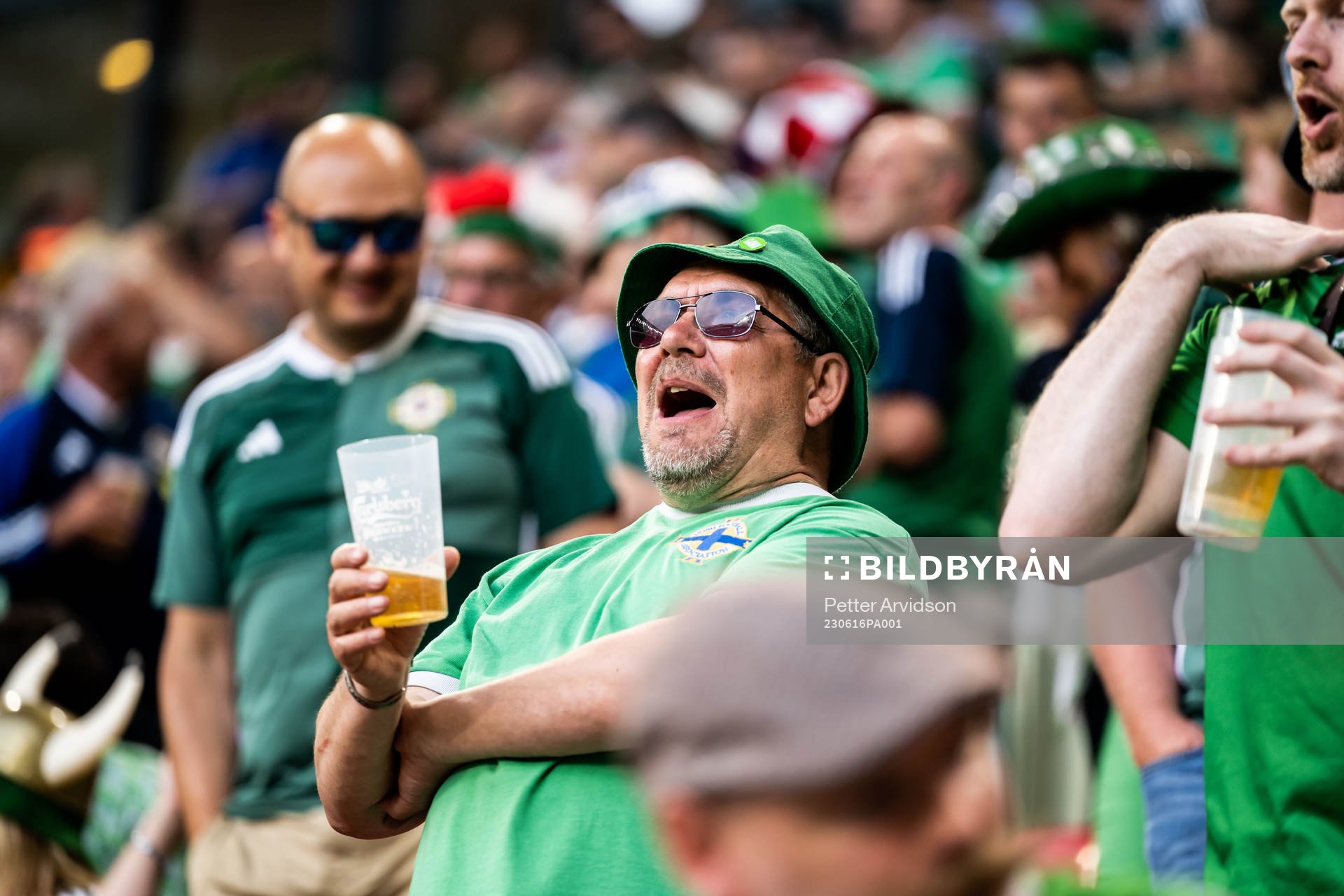Fans of Northern Ireland