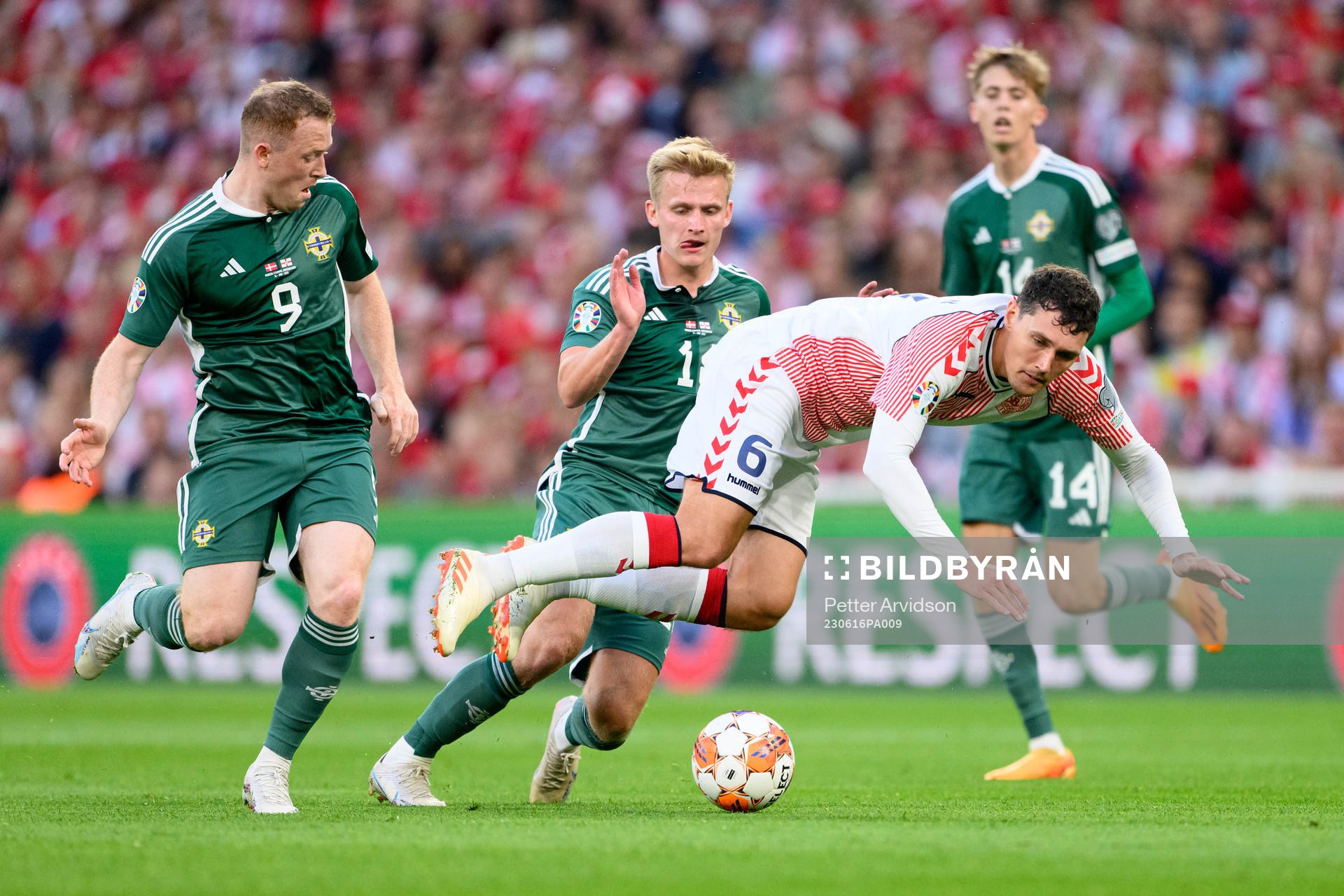 Shayne Lavery and Alistair McCann of Northern Ireland