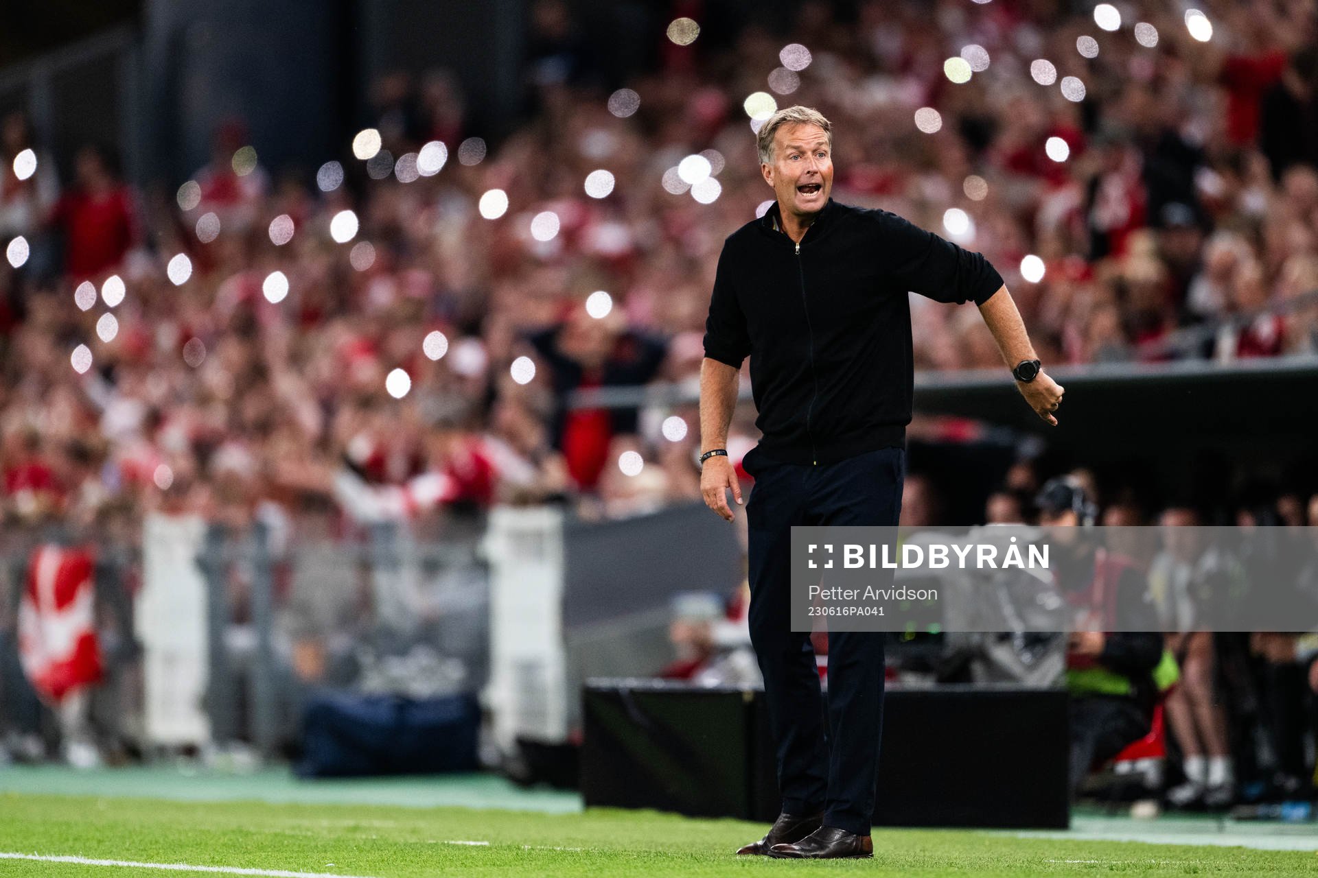 Head coach Kasper Hjulmand of Denmark