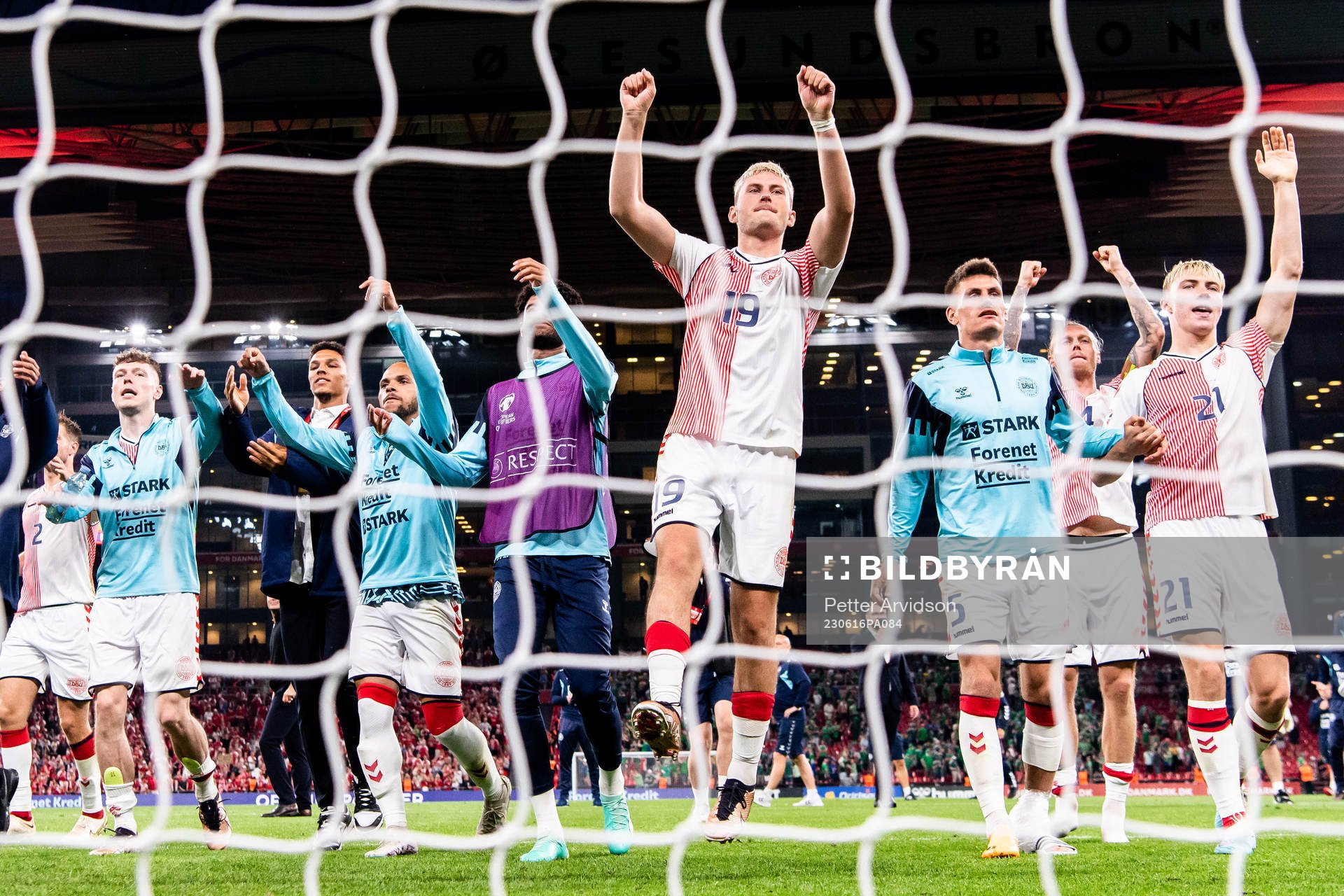 Jonas Wind of Denmark (c) celebrates