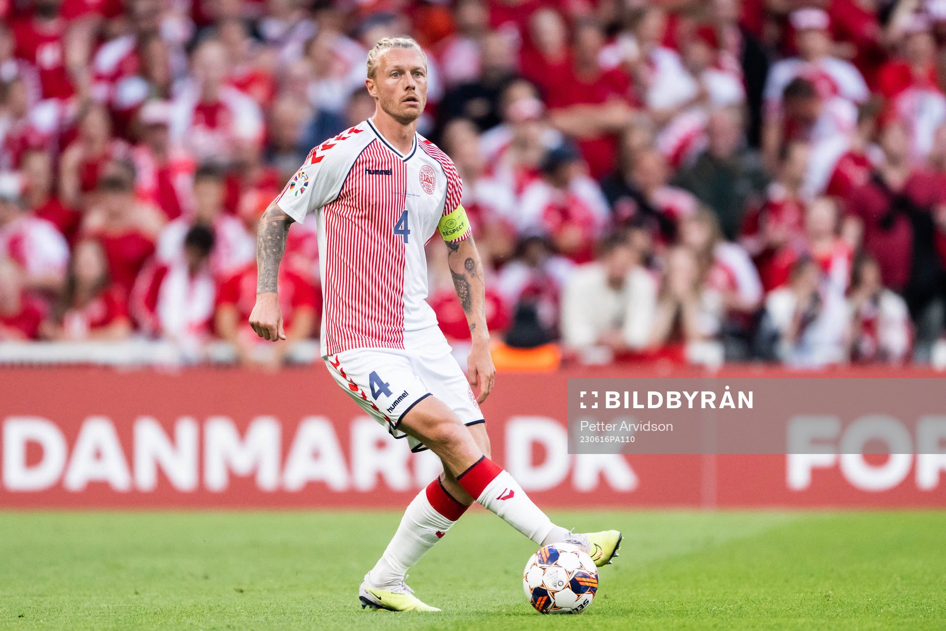 Simon Kjær of Denmark