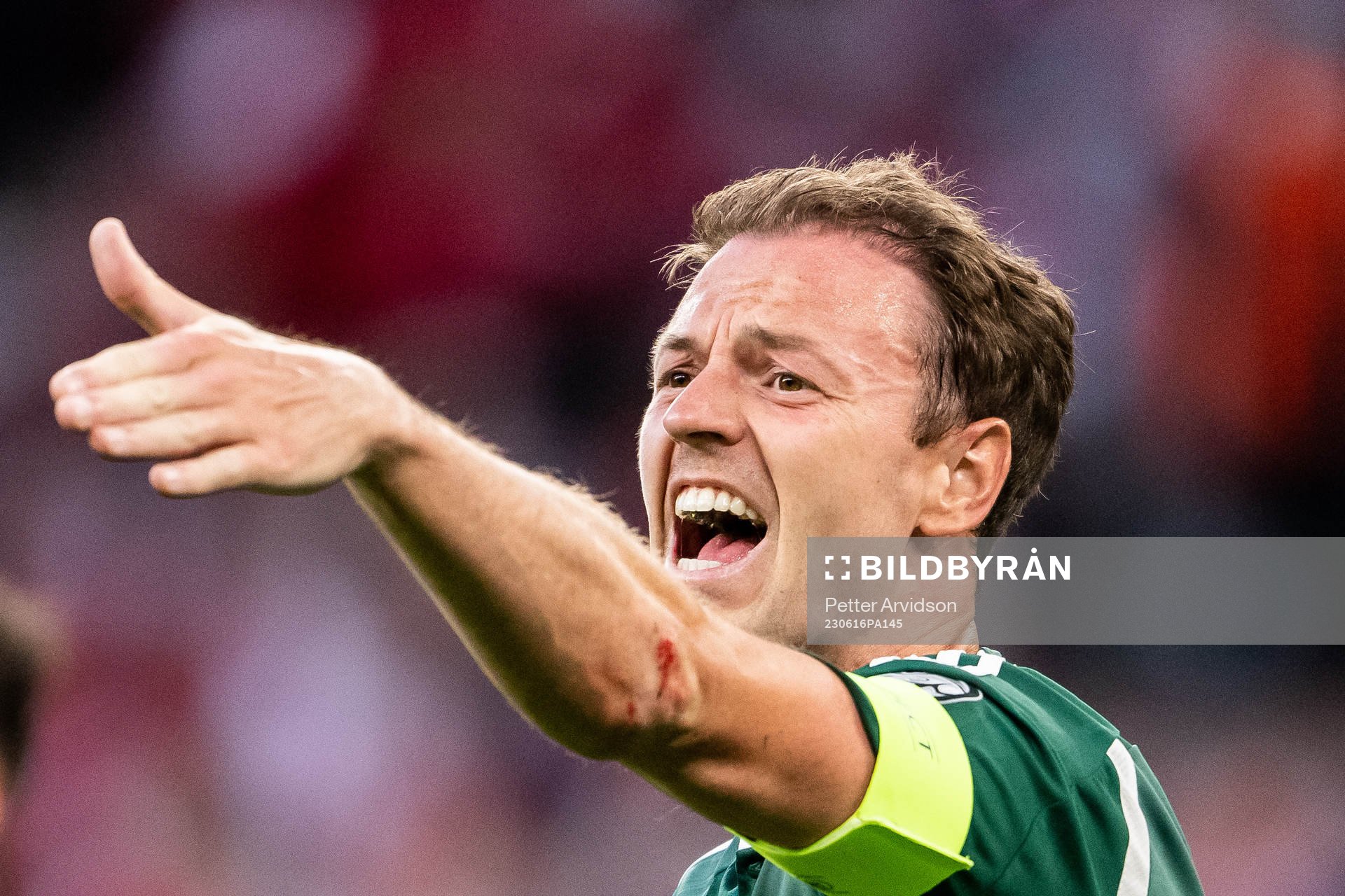 Jonny Evans of Northern Ireland