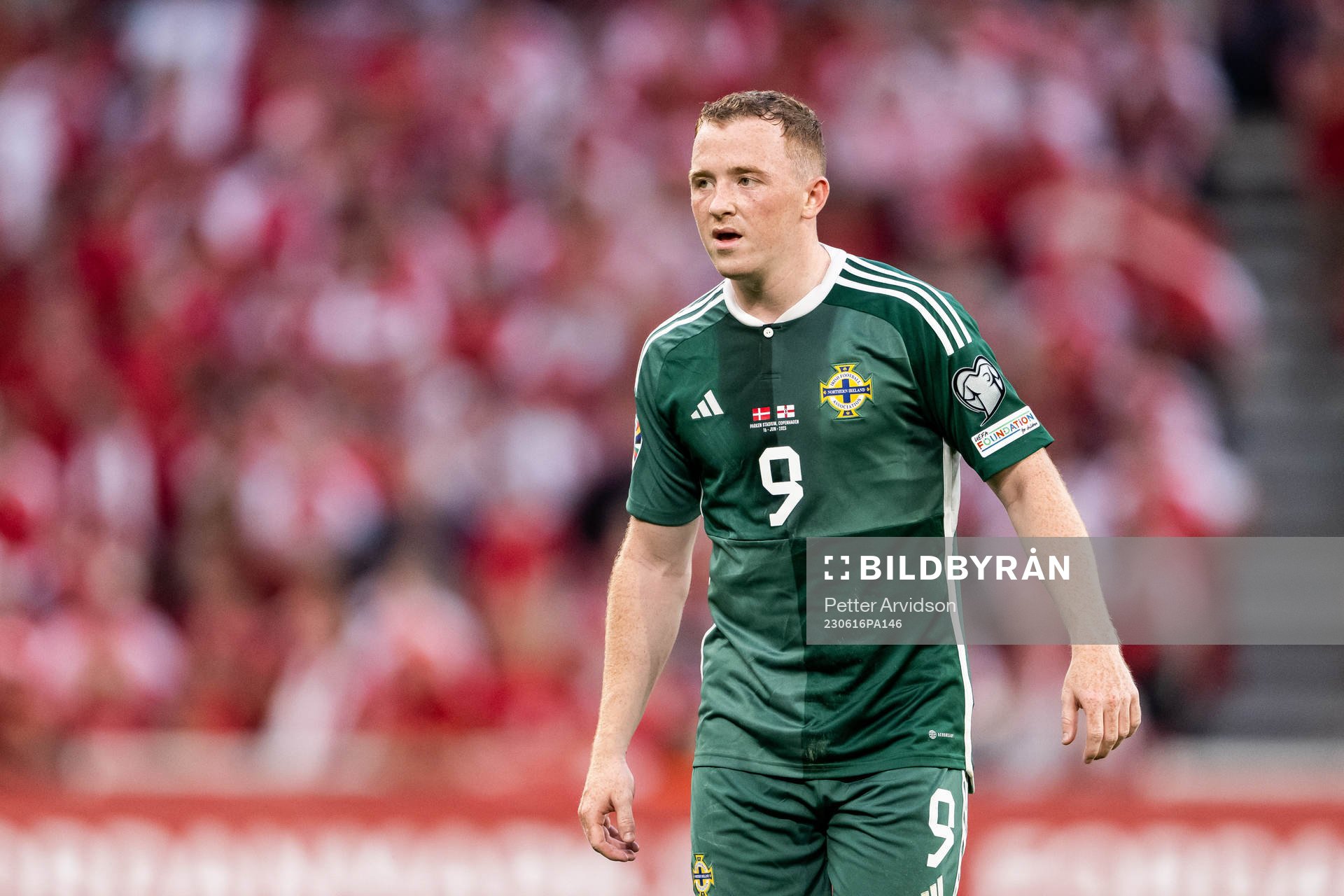Shayne Lavery of Northern Ireland