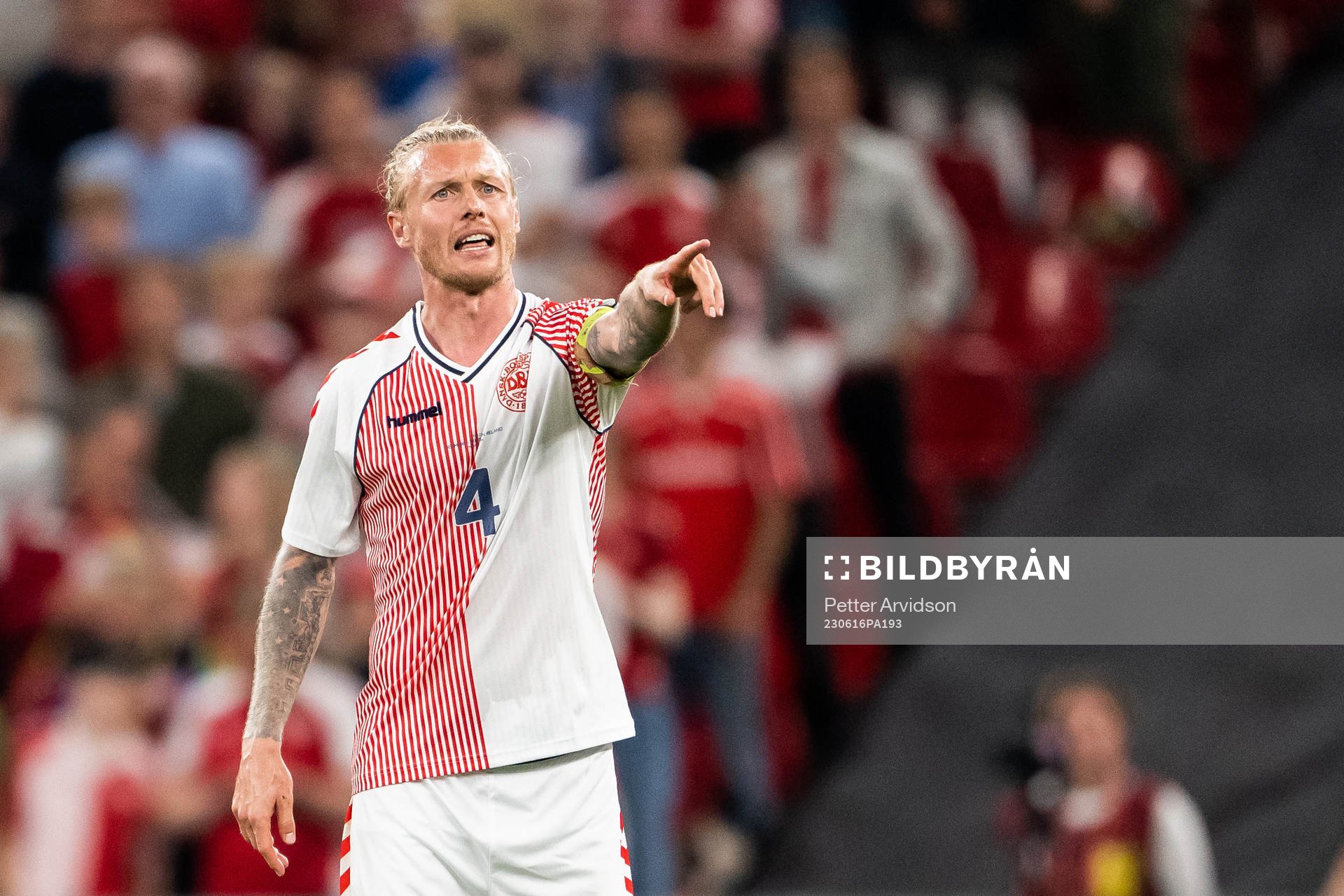 Simon Kjær of Denmark