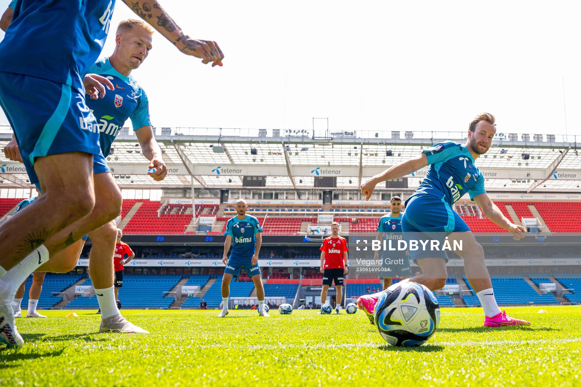 Bård Finne of the Norwegian national football team