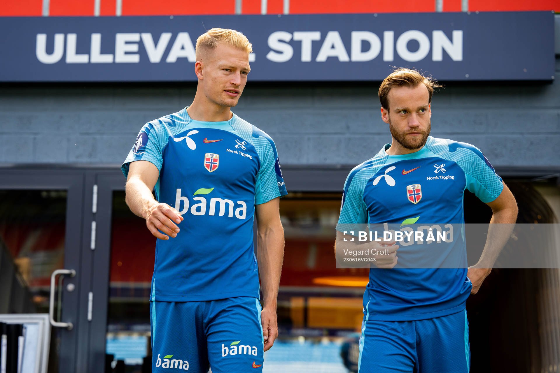 Andreas Hanche-Olsen and Bård Finne of the Norwegian