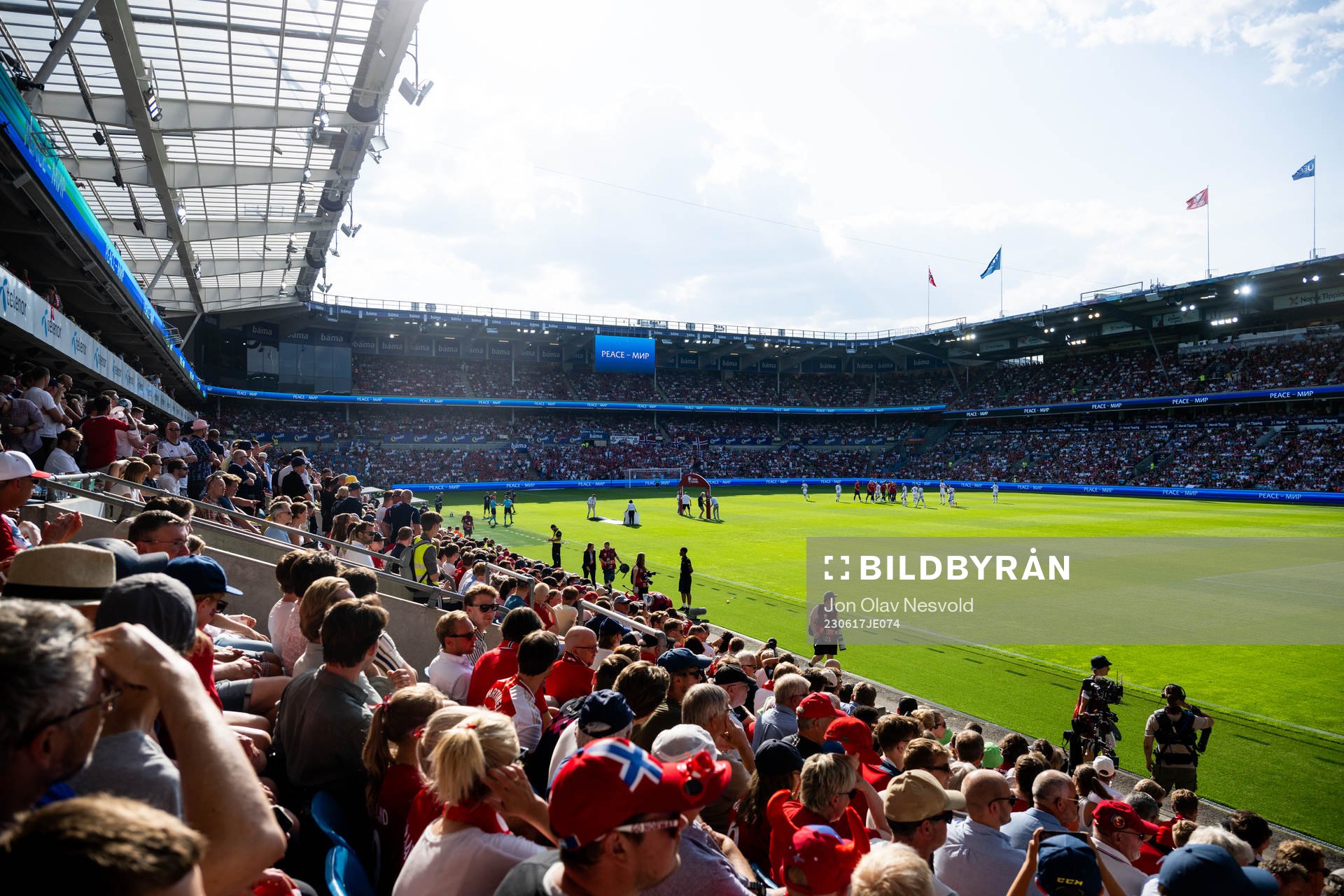 General interior view of Ullevaal Stadion