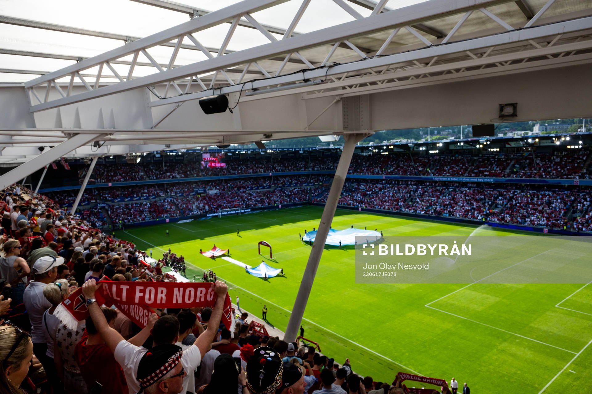 General interior view of Ullevaal Stadion