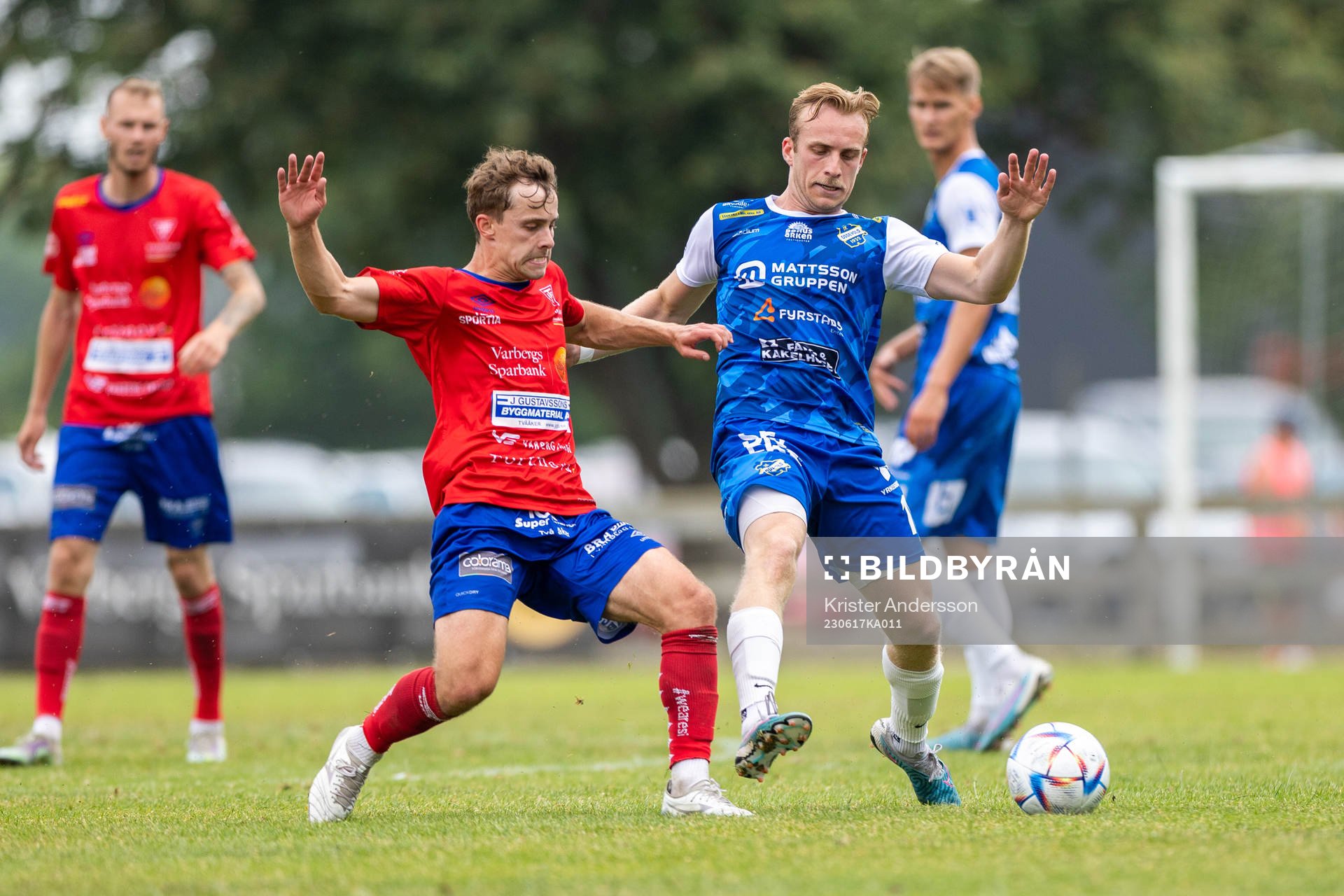 Tvååkers Axel Berggren och Oddevolds Noa Bernhardtz